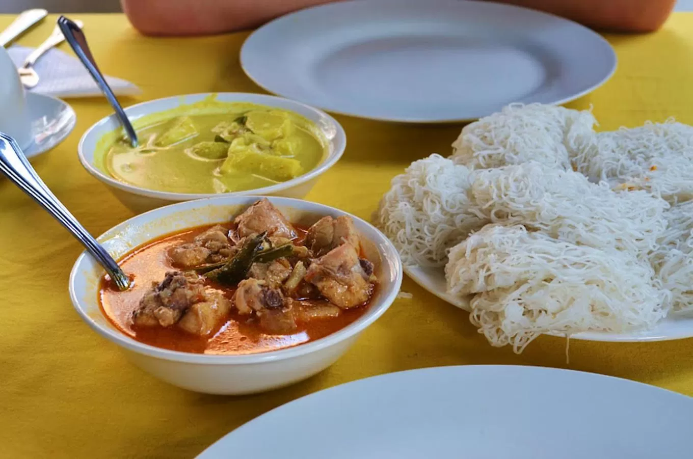 Asian breakfast in Panora Garden