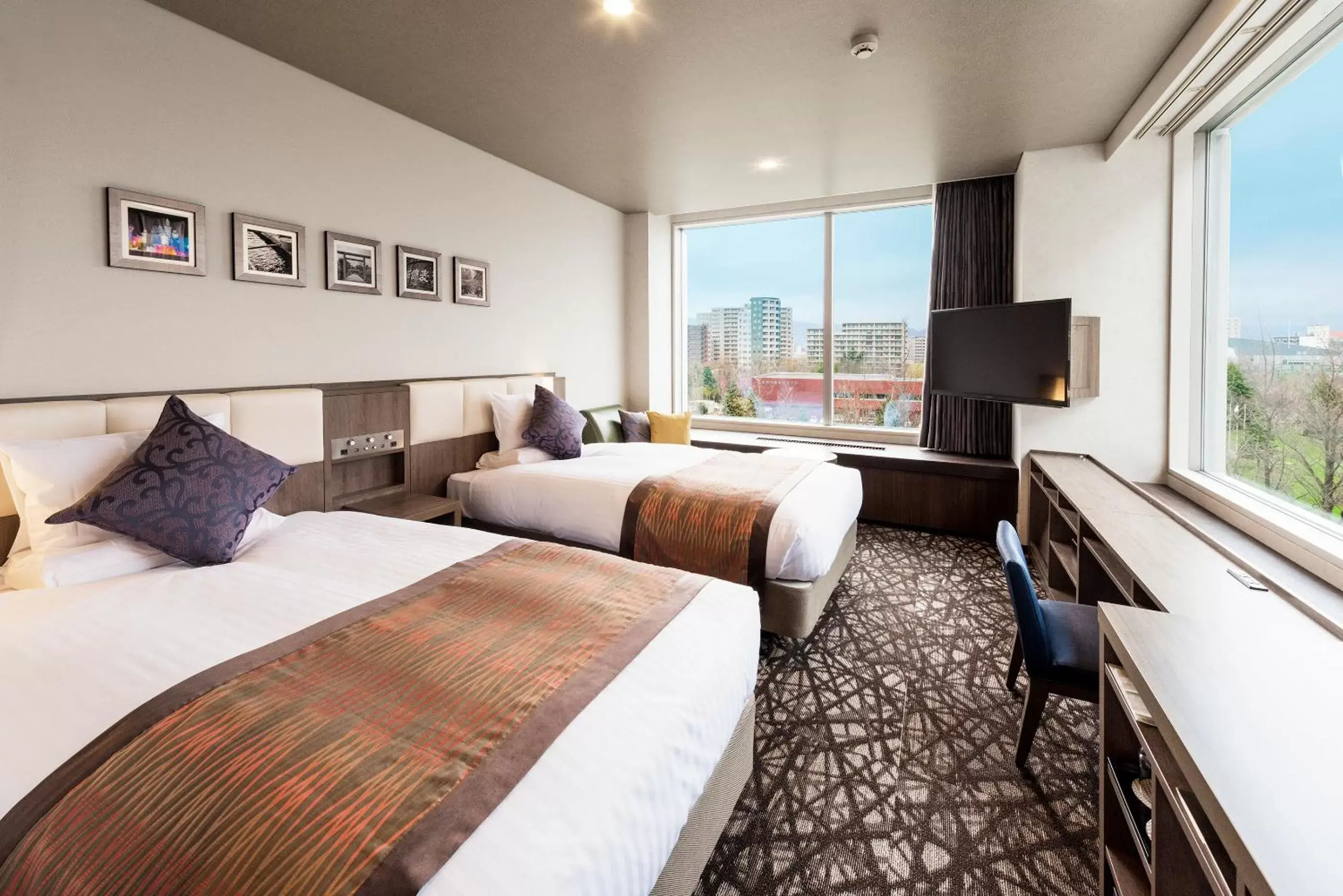 Standard Twin Room - single occupancy - Non-Smoking in HOTEL MYSTAYS Sapporo Nakajima Park Standard Twin Room - single occupancy - Non-Smoking in HOTEL MYSTAYS Sapporo Nakajima Park