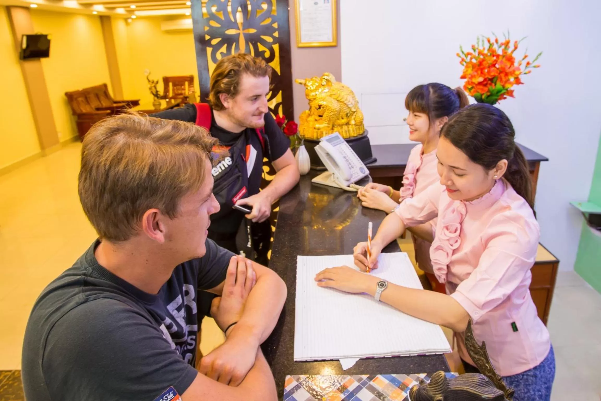 Staff in Golden Gate China Town Hotel