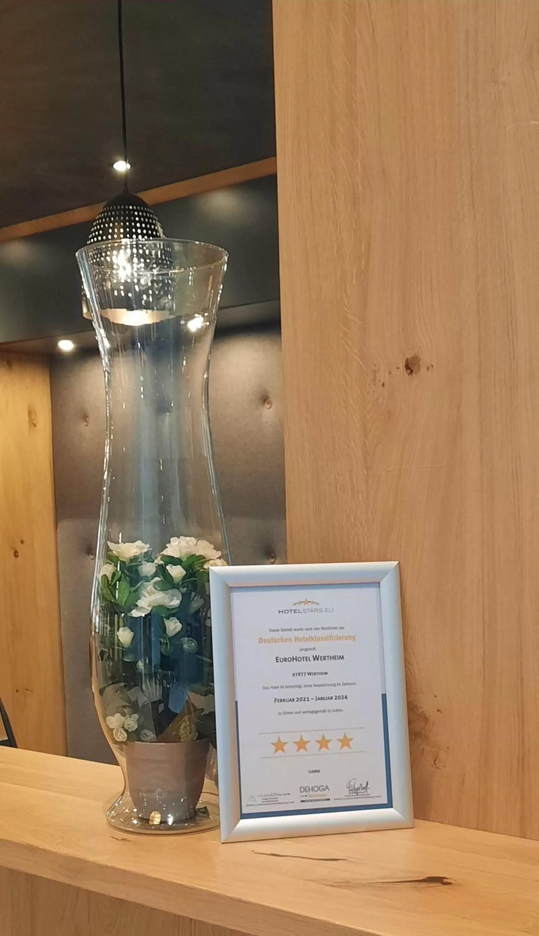 Lobby or reception in Euro Hotel Wertheim