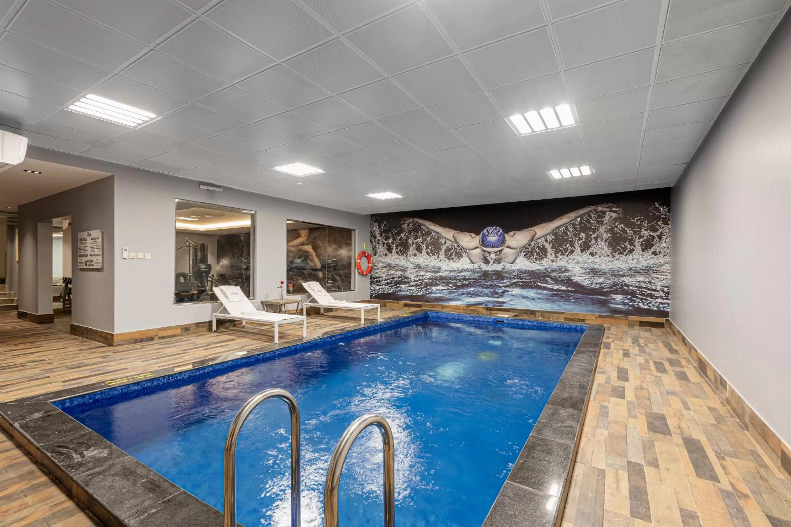 Fitness centre/facilities in Seven Gardens Hotel Al Narjis