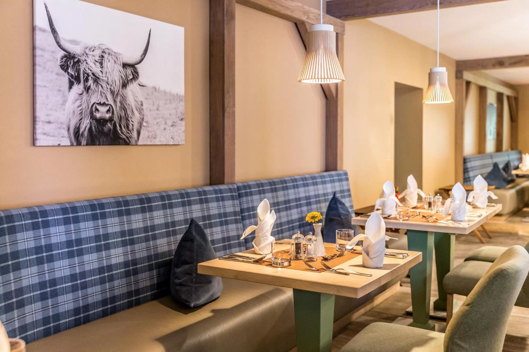 Restaurant/places to eat in Das Aunhamer Suite & Spa Hotel