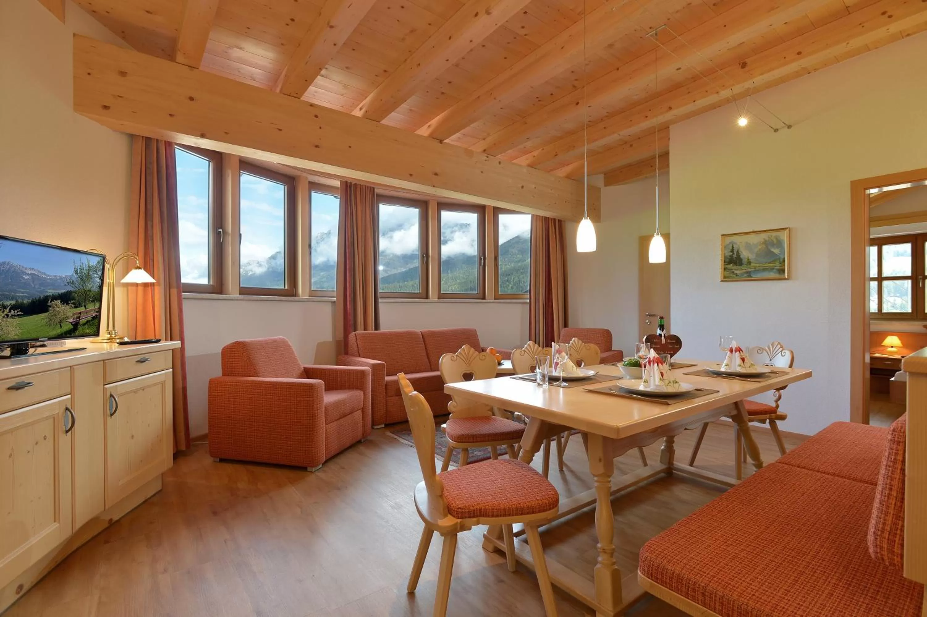 Living room in Apparthotel Tom Sojer