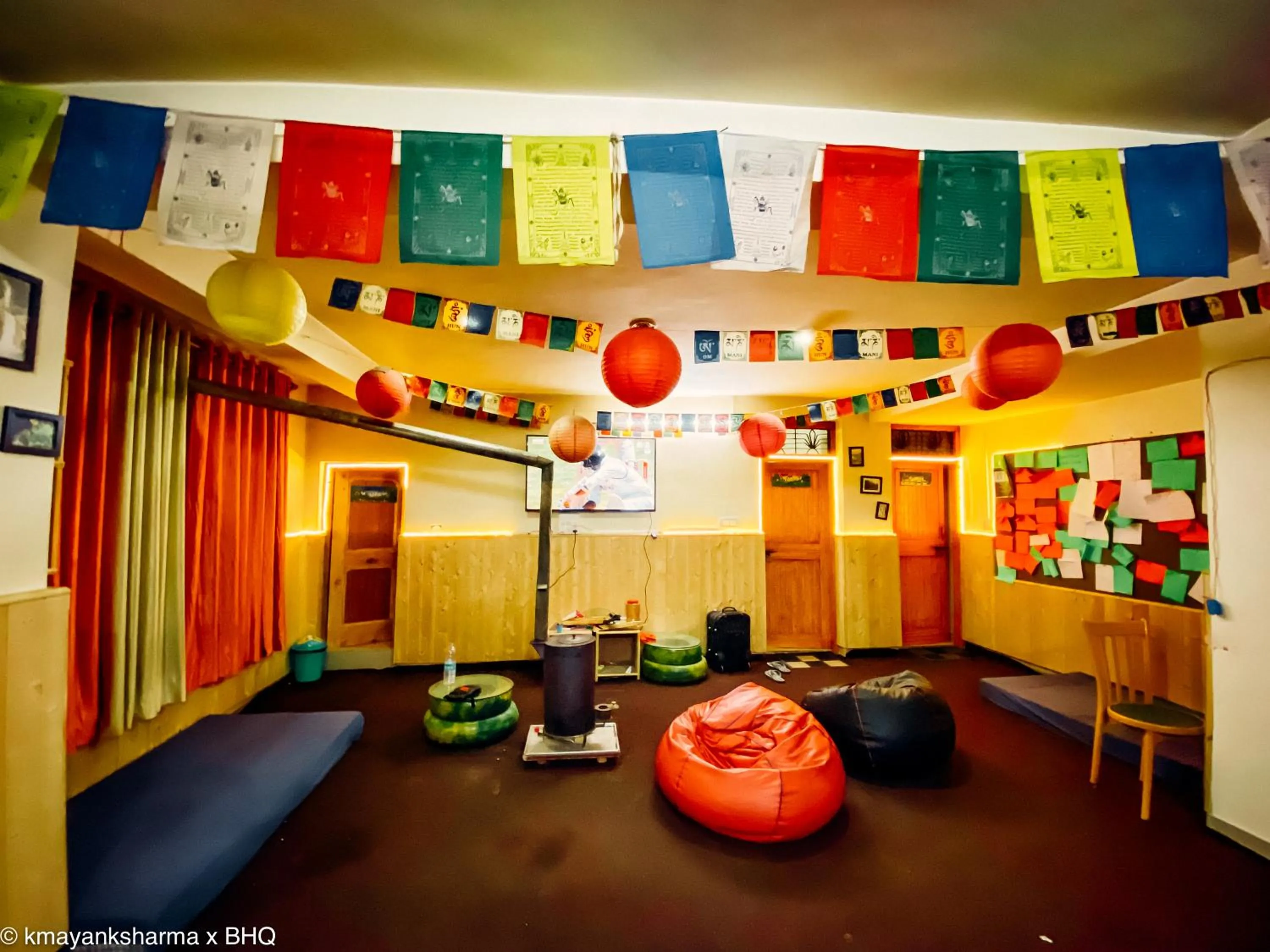 Lobby or reception in Backpackers Headquarter Manali