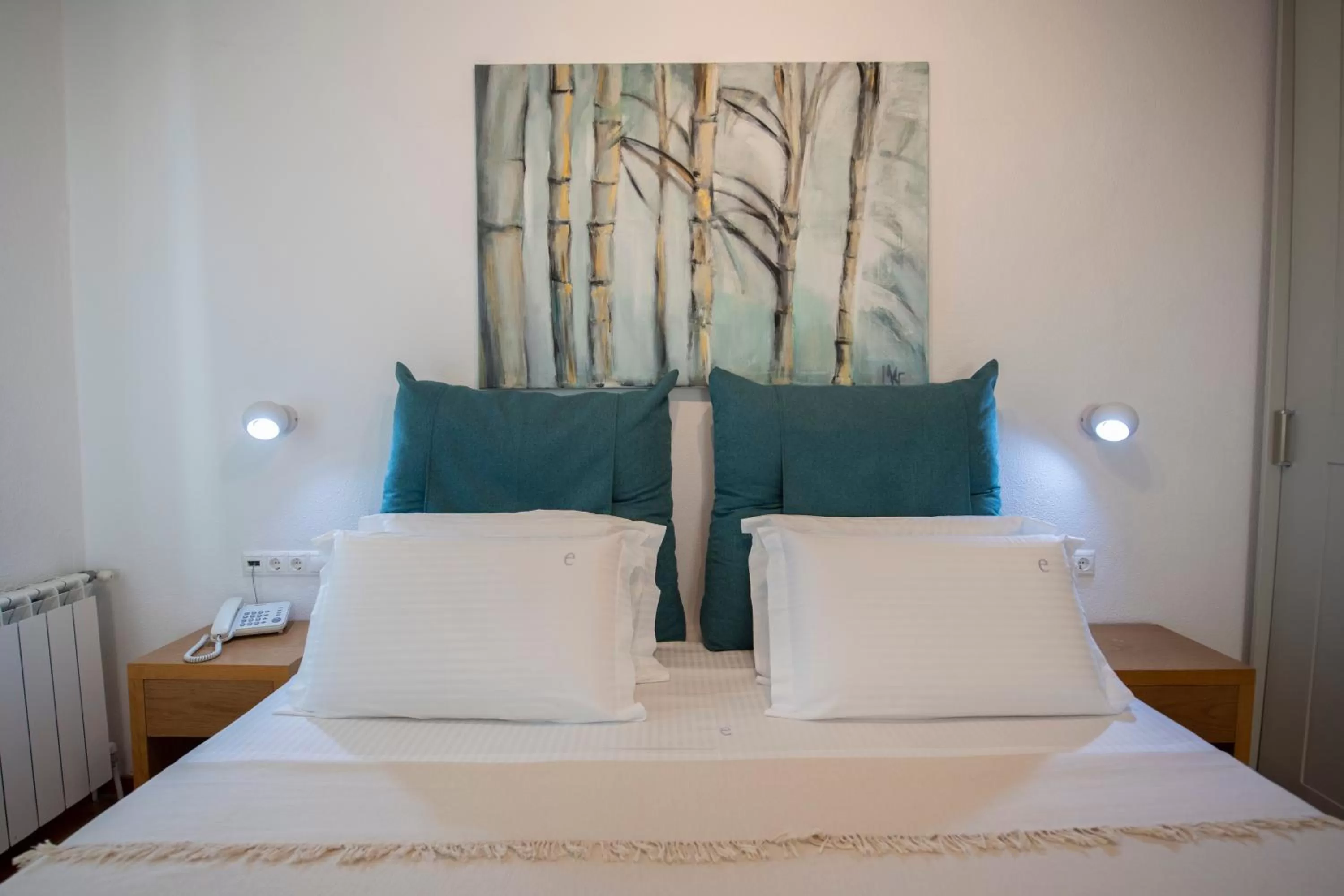 Bed in Elena Hotel Mykonos