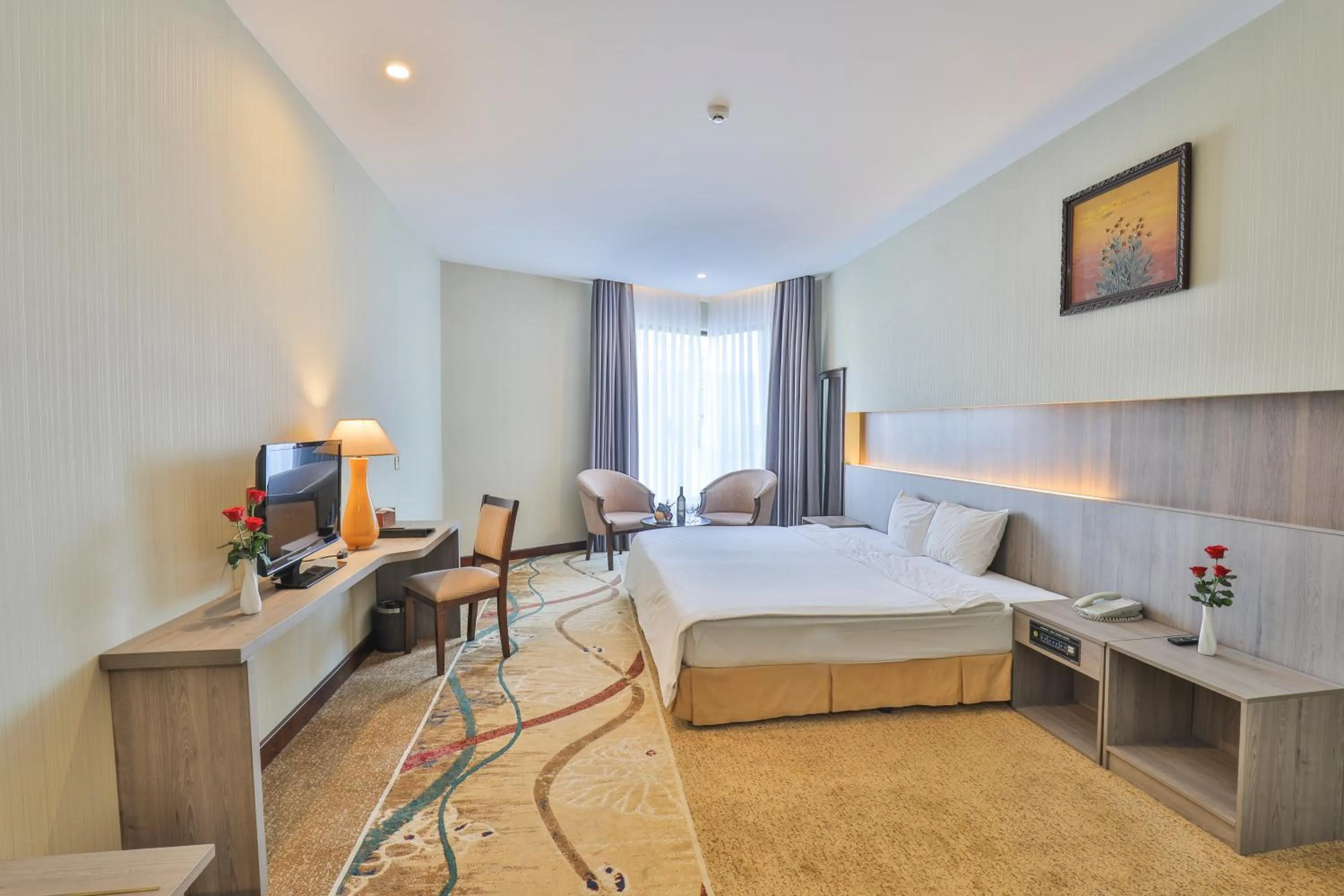 Bed in Saigon Quy Nhon Hotel