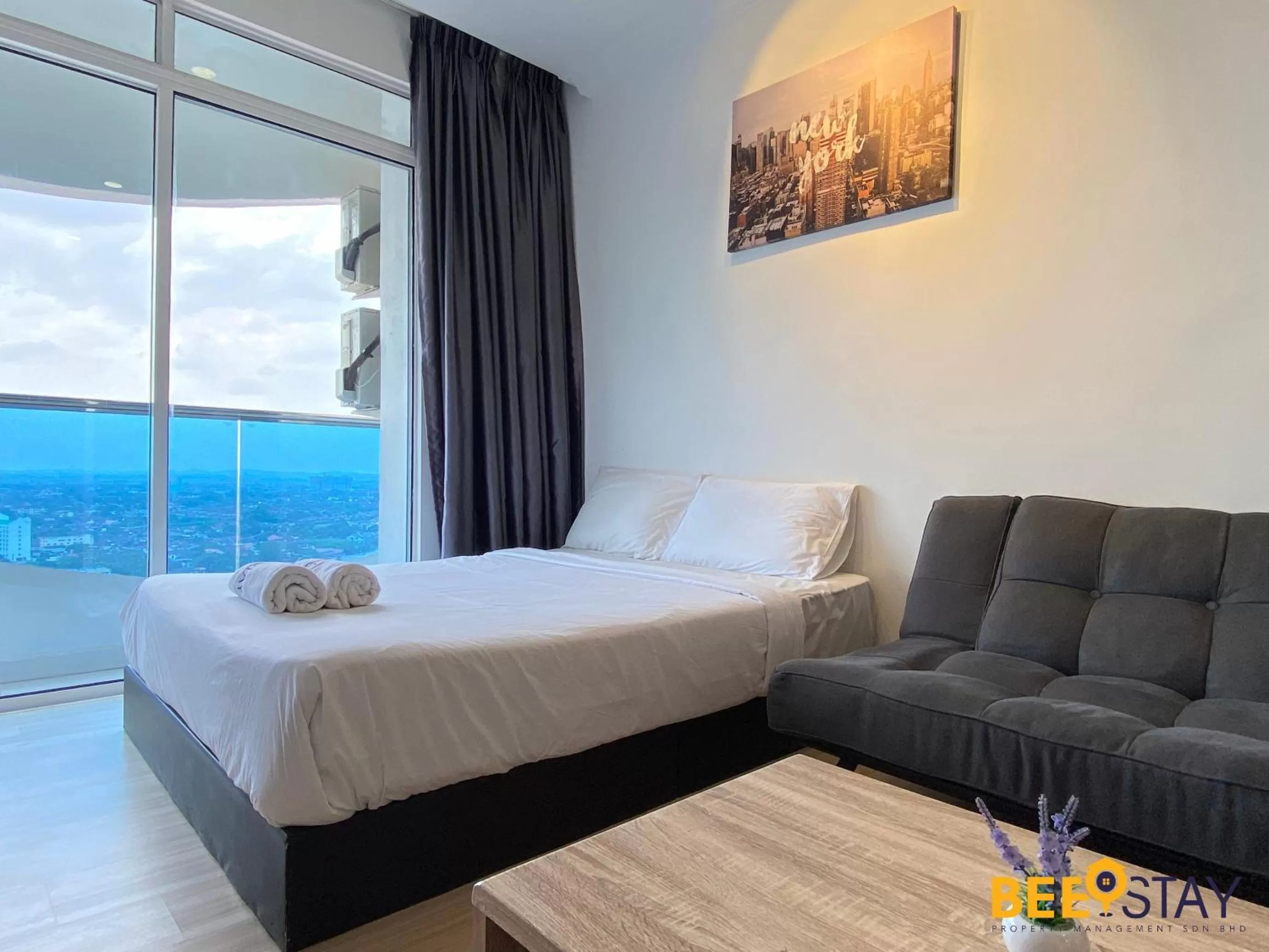 Bed in The Wave Suites Melaka by BEESTAY