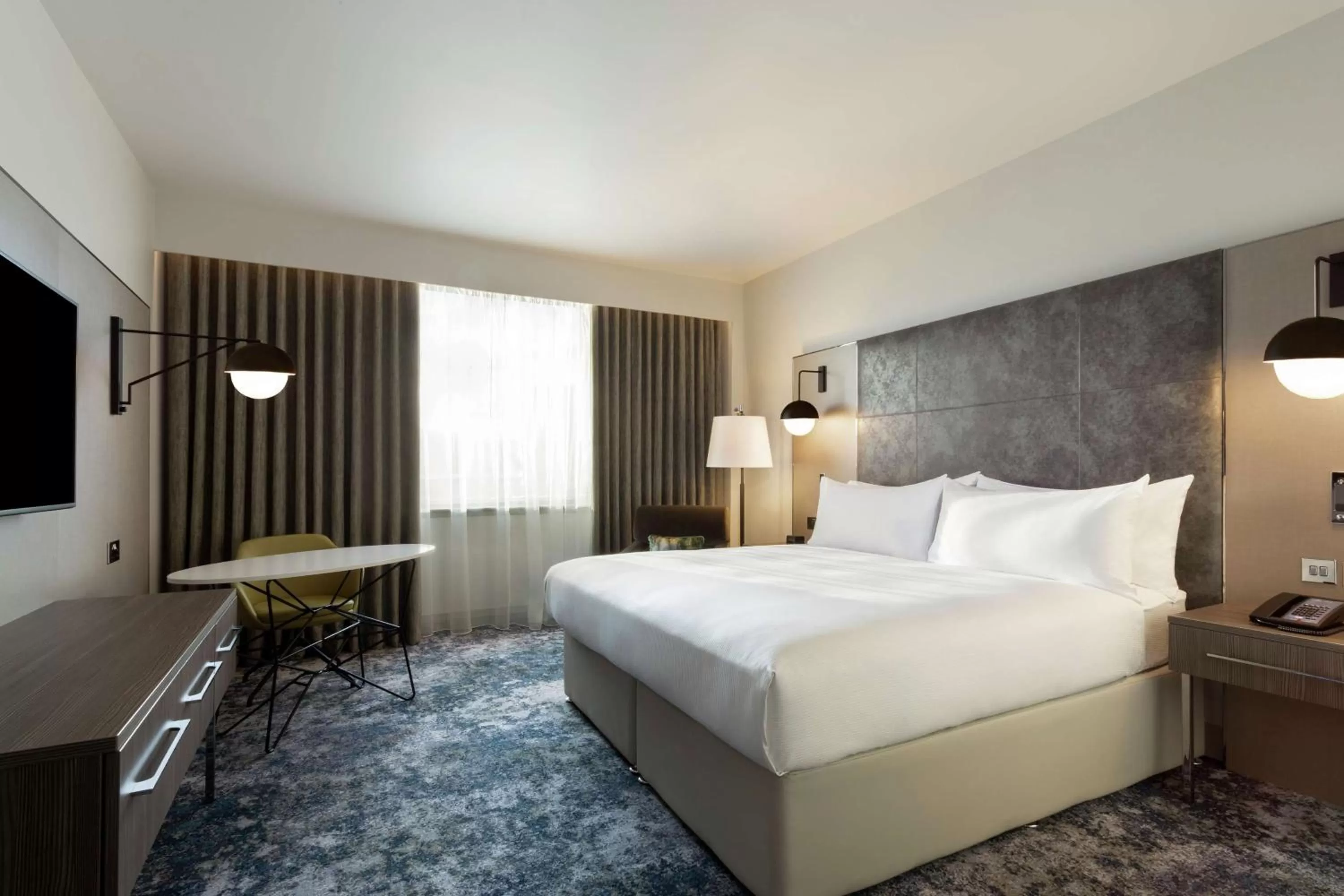 Bed in Hilton Aberdeen TECA