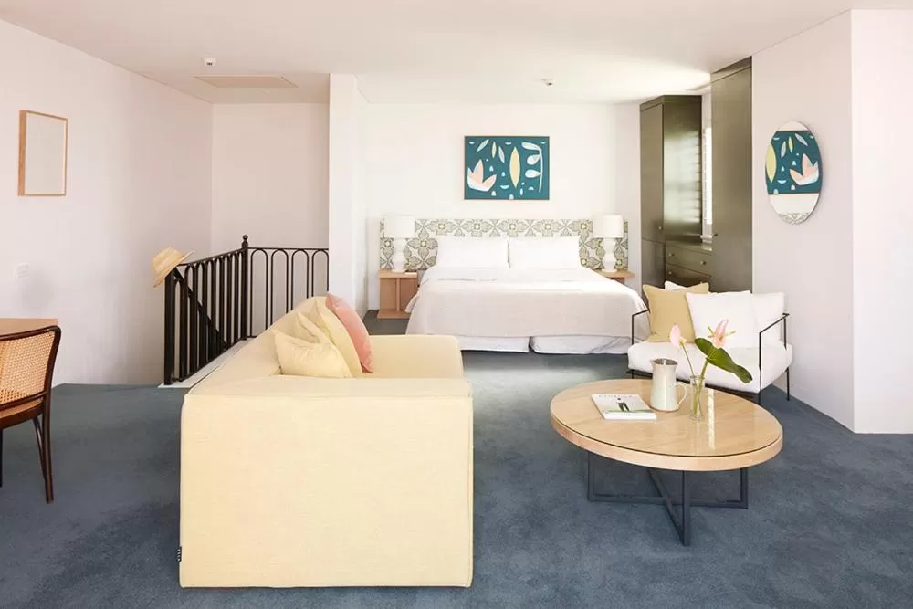 Bed in Hotel Ravesis