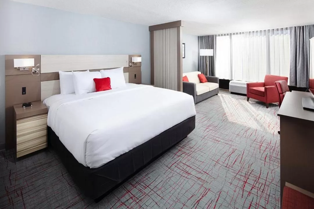 Bed in Wyndham Garden Columbia-Ft Jackson