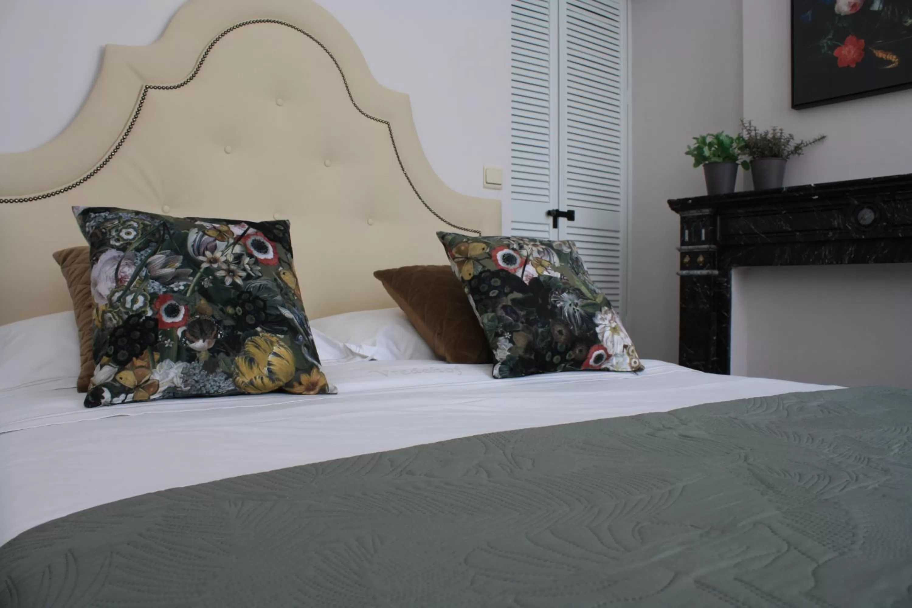 Bed in Hotel Vredehof