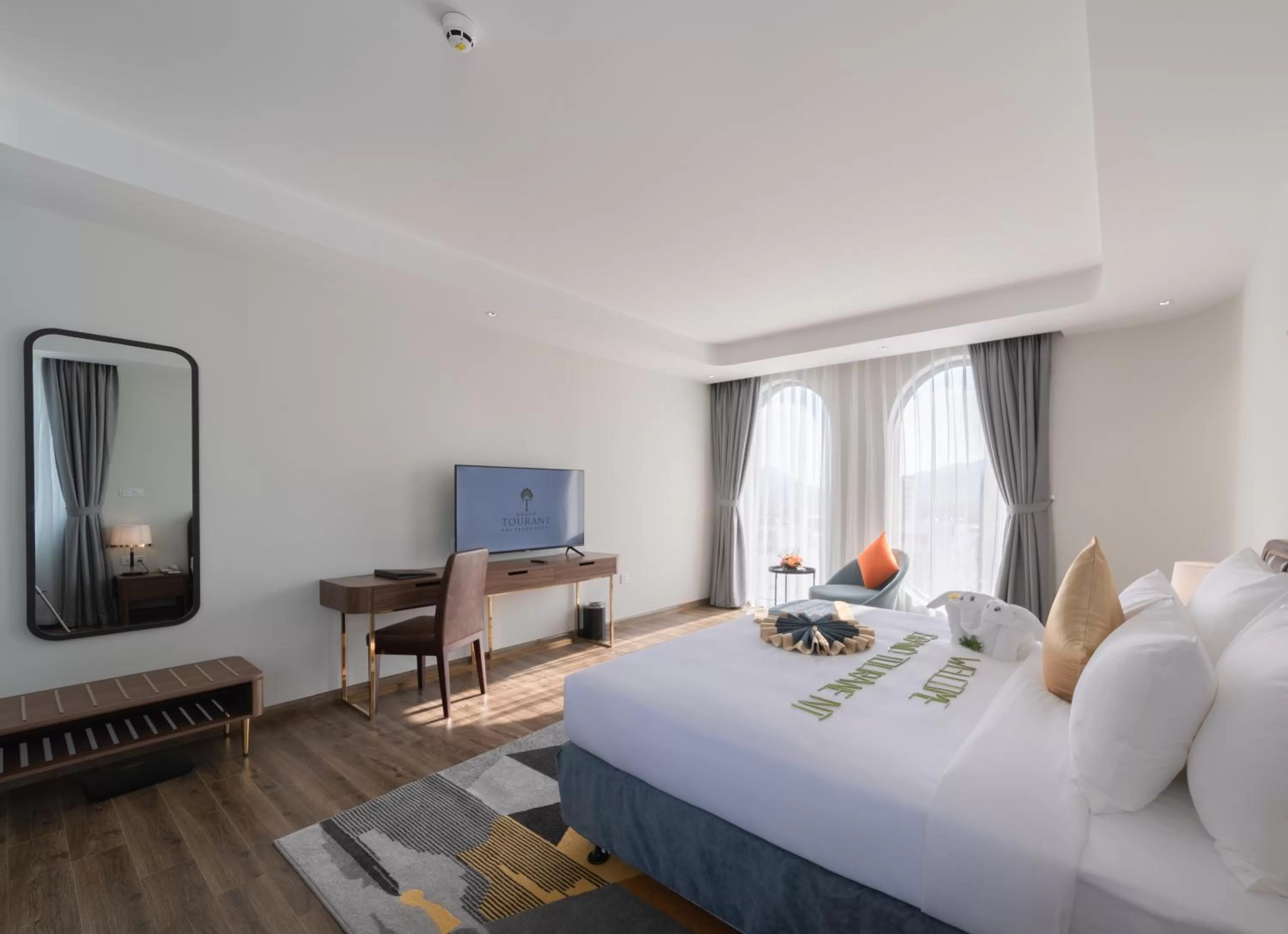 Bed in Grand Tourane Nha Trang Hotel