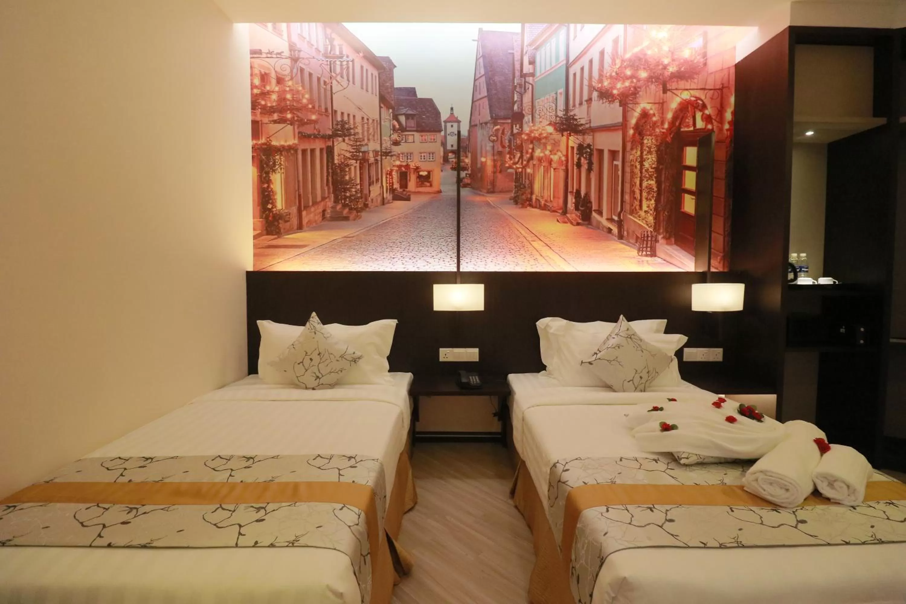 Bed in Amamas Boutique Hotel Kuching