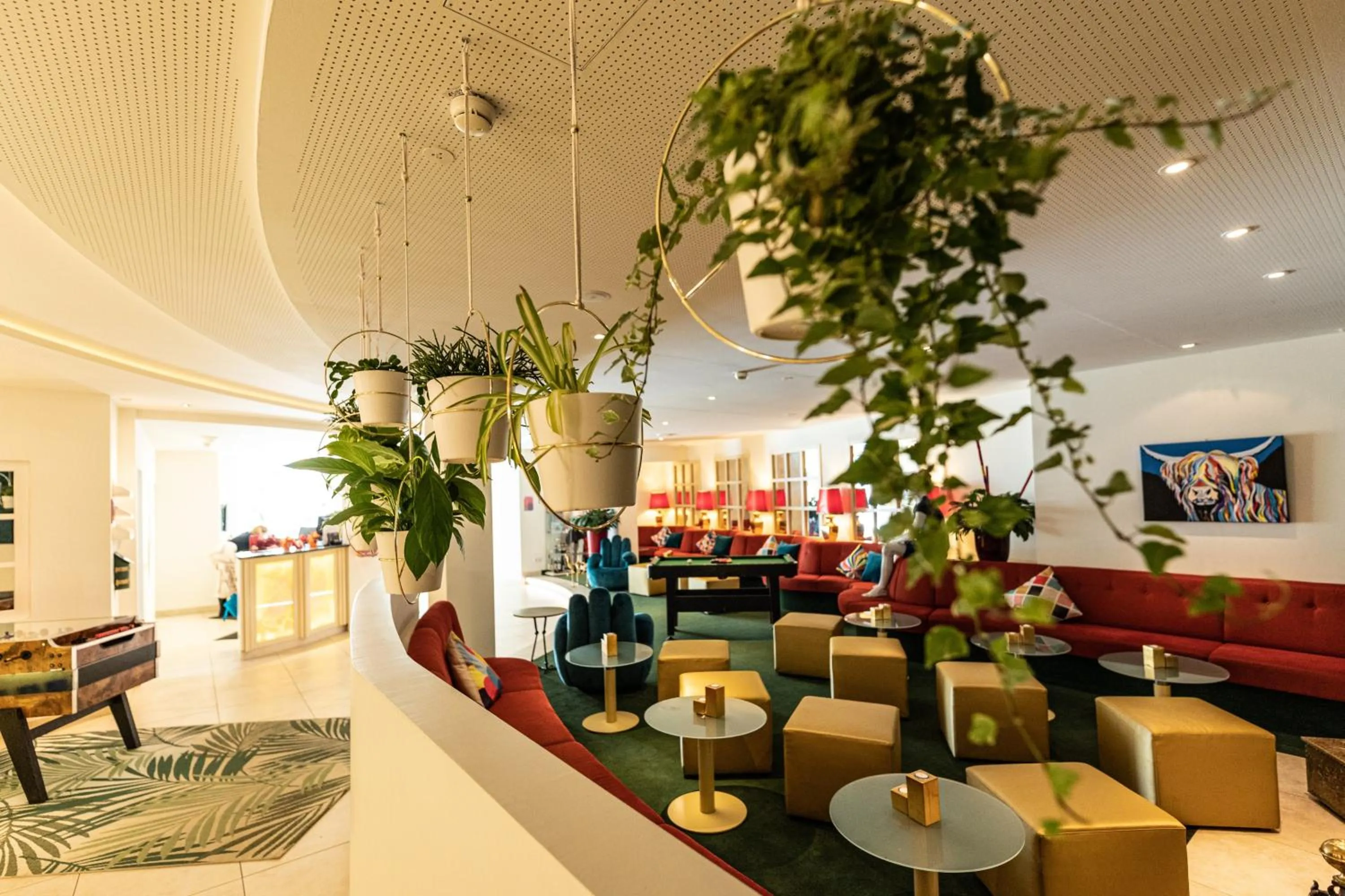 Lobby or reception in Hotel Saalbacher Hof