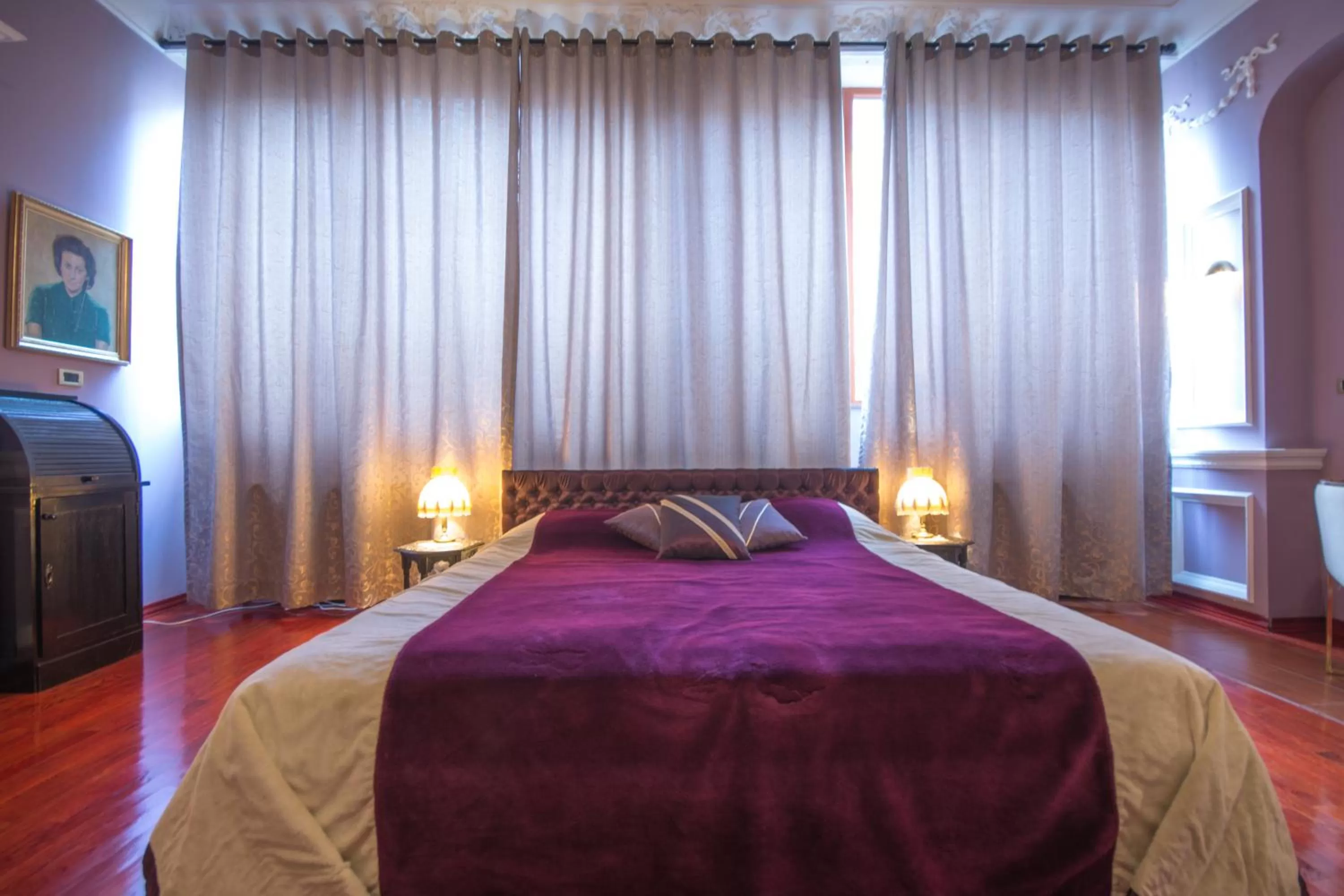 Bedroom, Bed in Hotel Michele