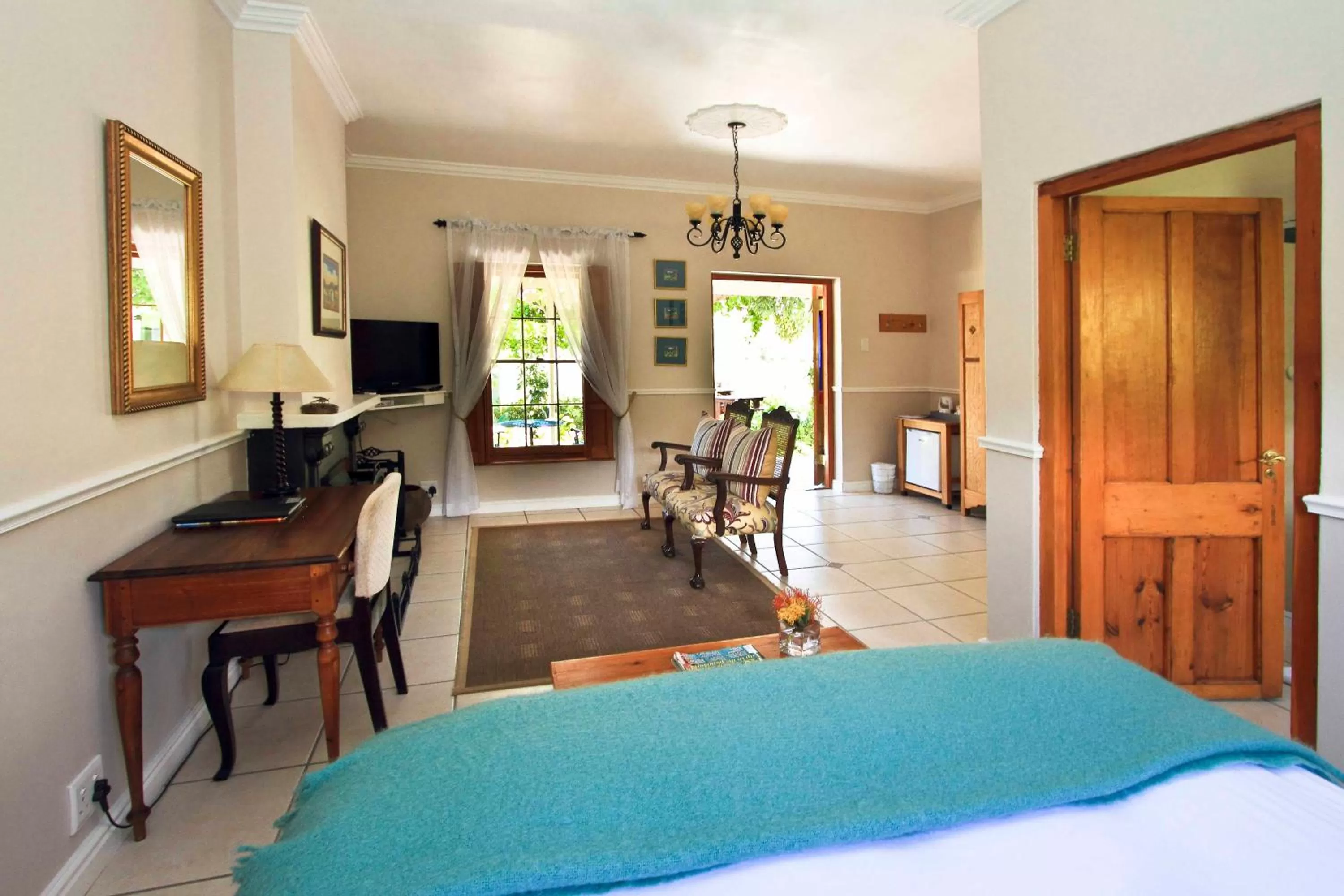 Bed in Montagu Vines Guesthouse