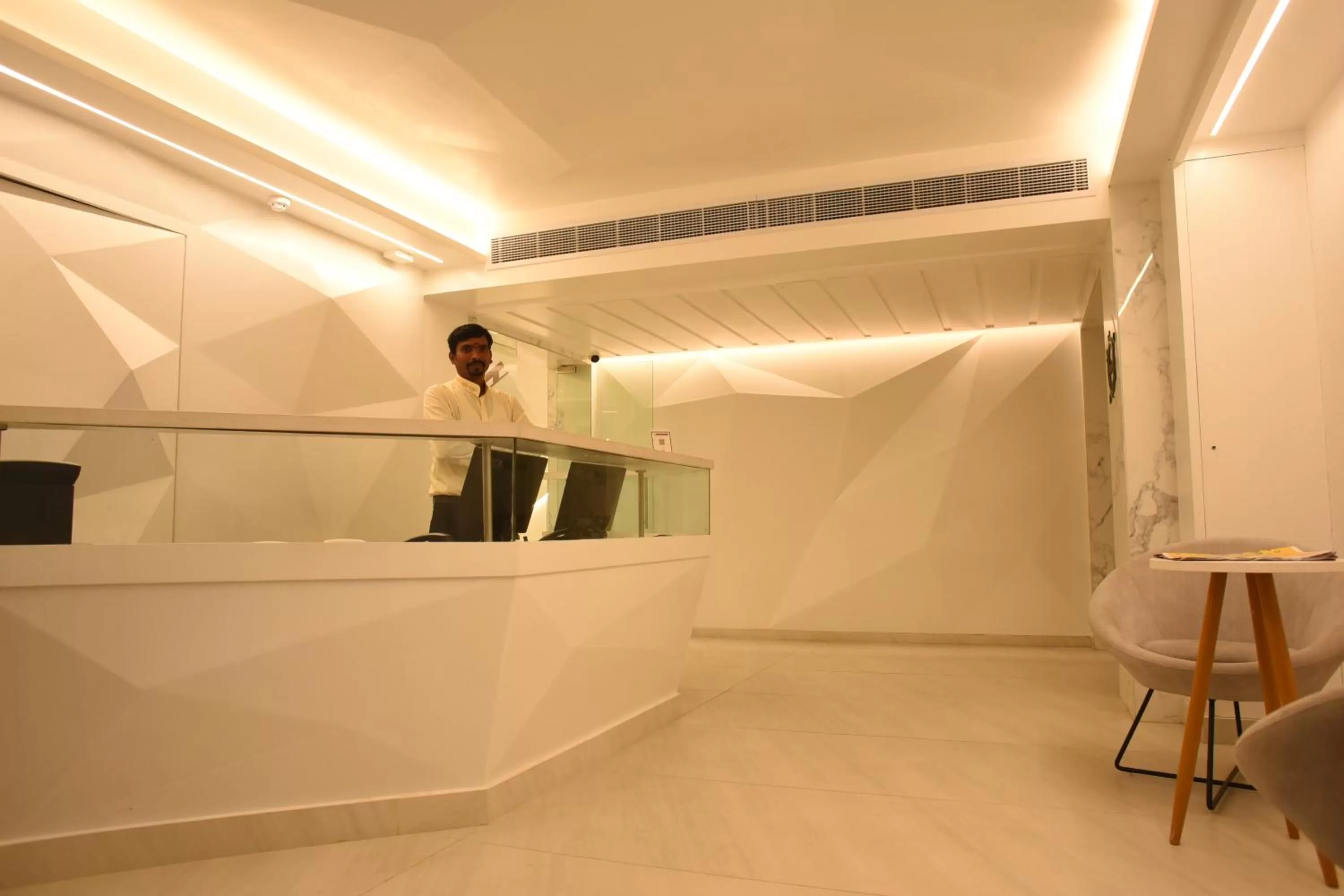 Lobby or reception in RATHNA RESIDENCY - Near US CONSULATE