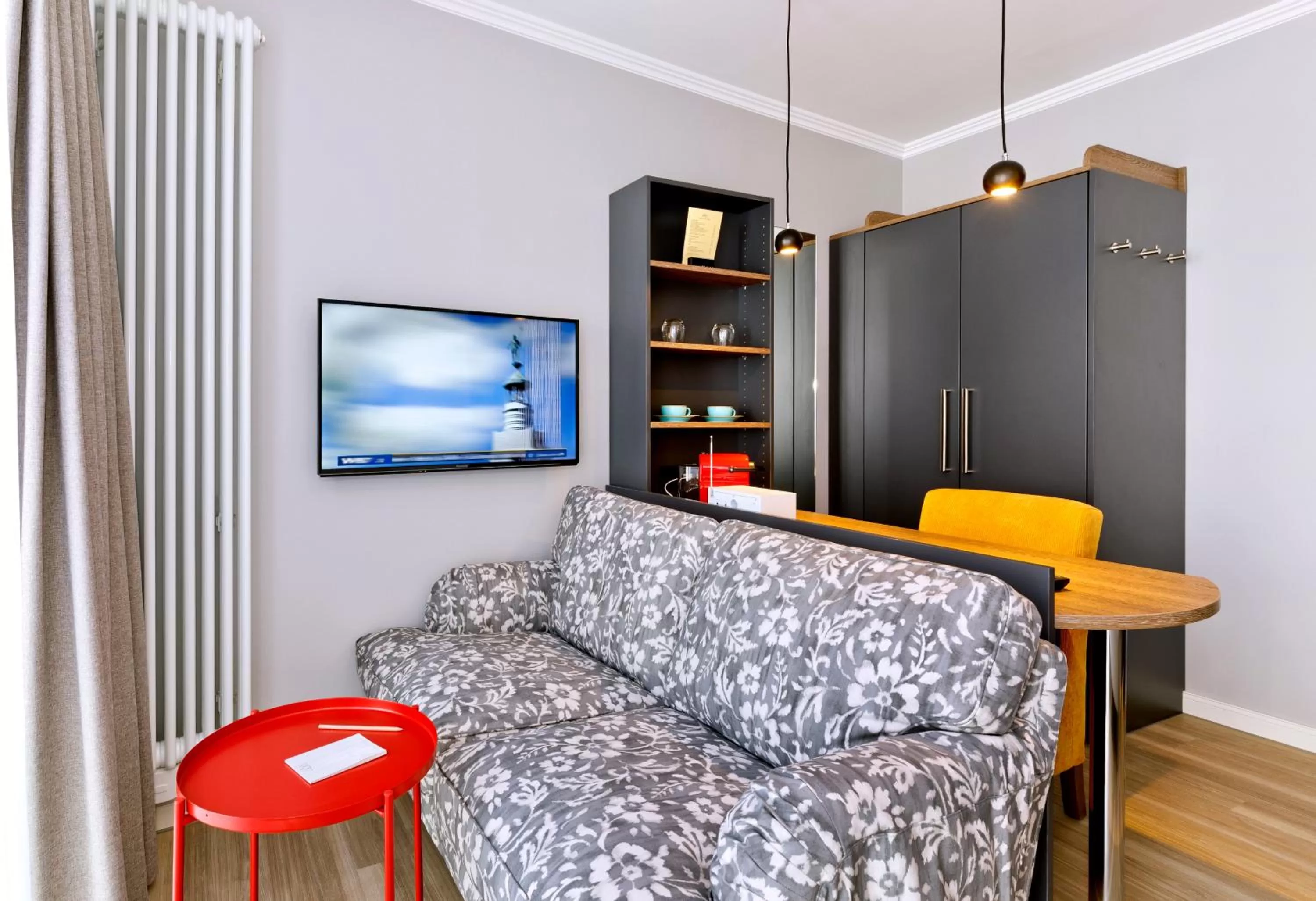 Photo of the whole room, Seating Area in Logierhaus RheintorEins