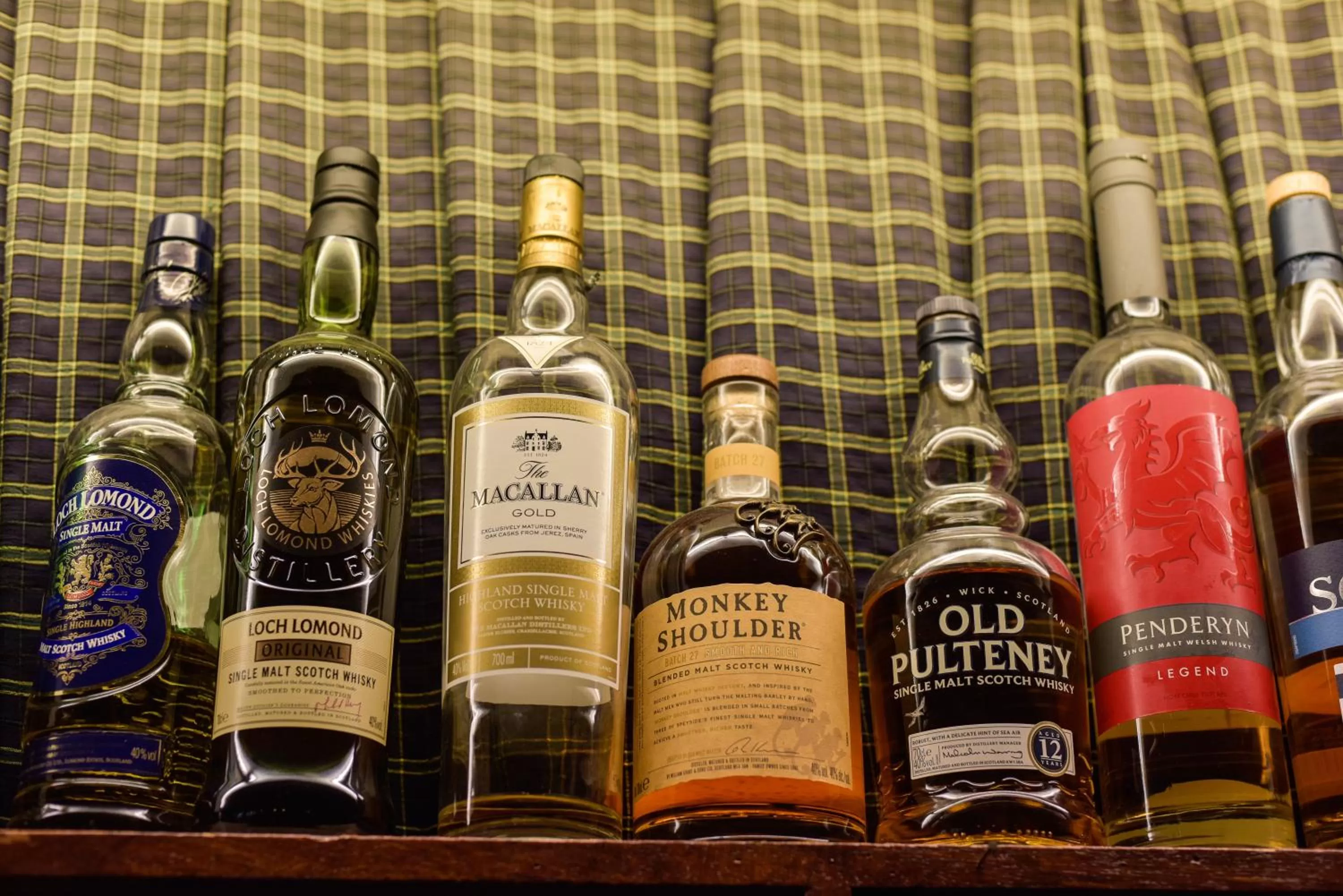 Alcoholic drinks in Edenhall Country Hotel