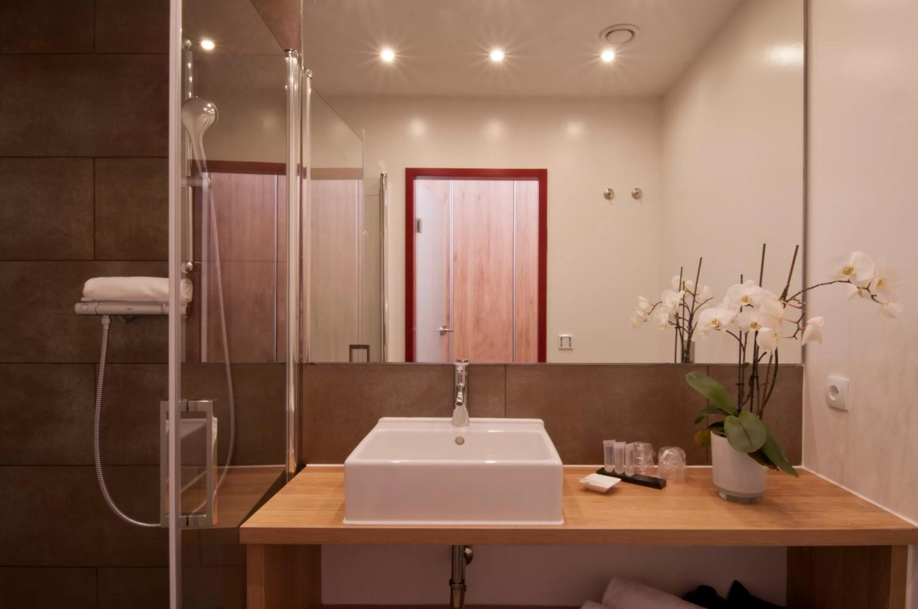 Shower in Hotel Credé