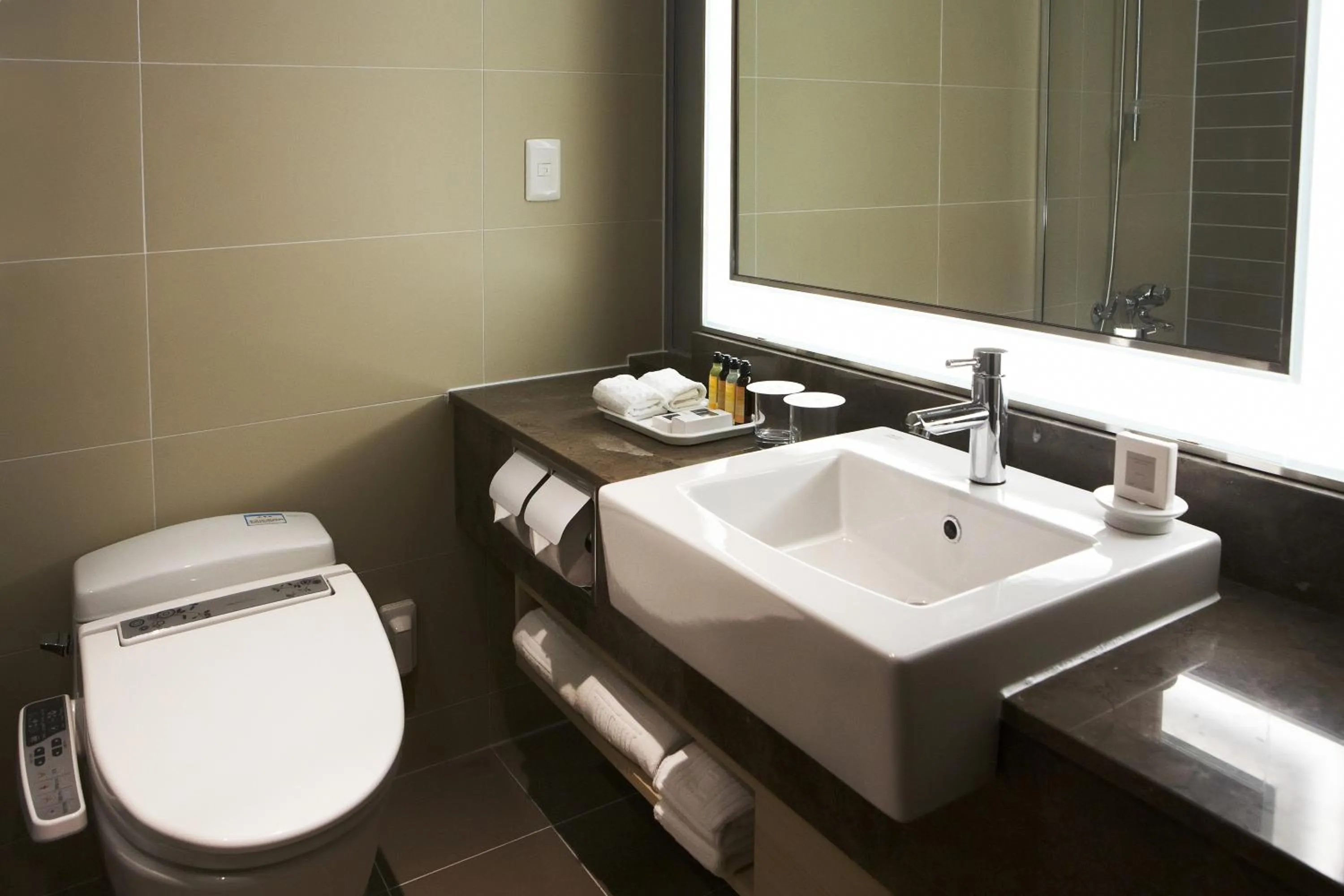 Bathroom in Mayplace Hotel