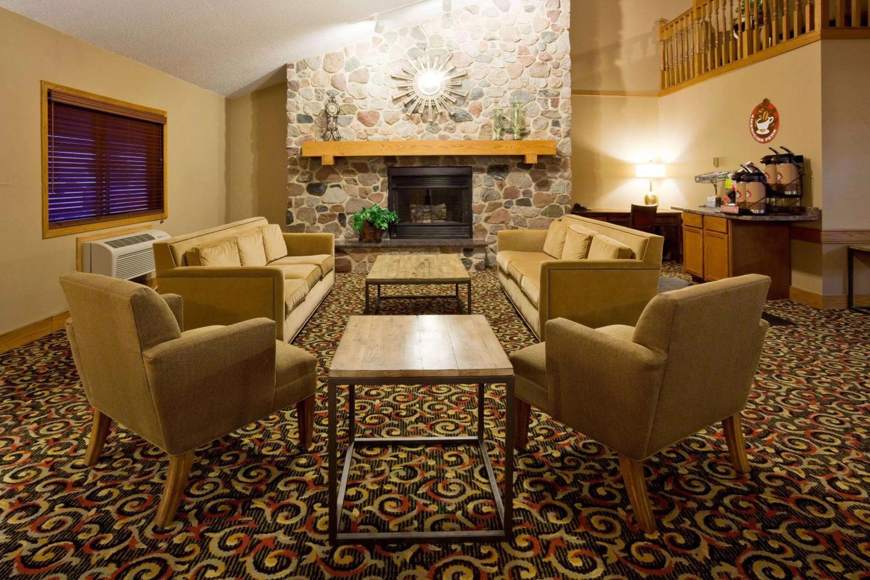 Seating area in AmericInn by Wyndham Blue Earth