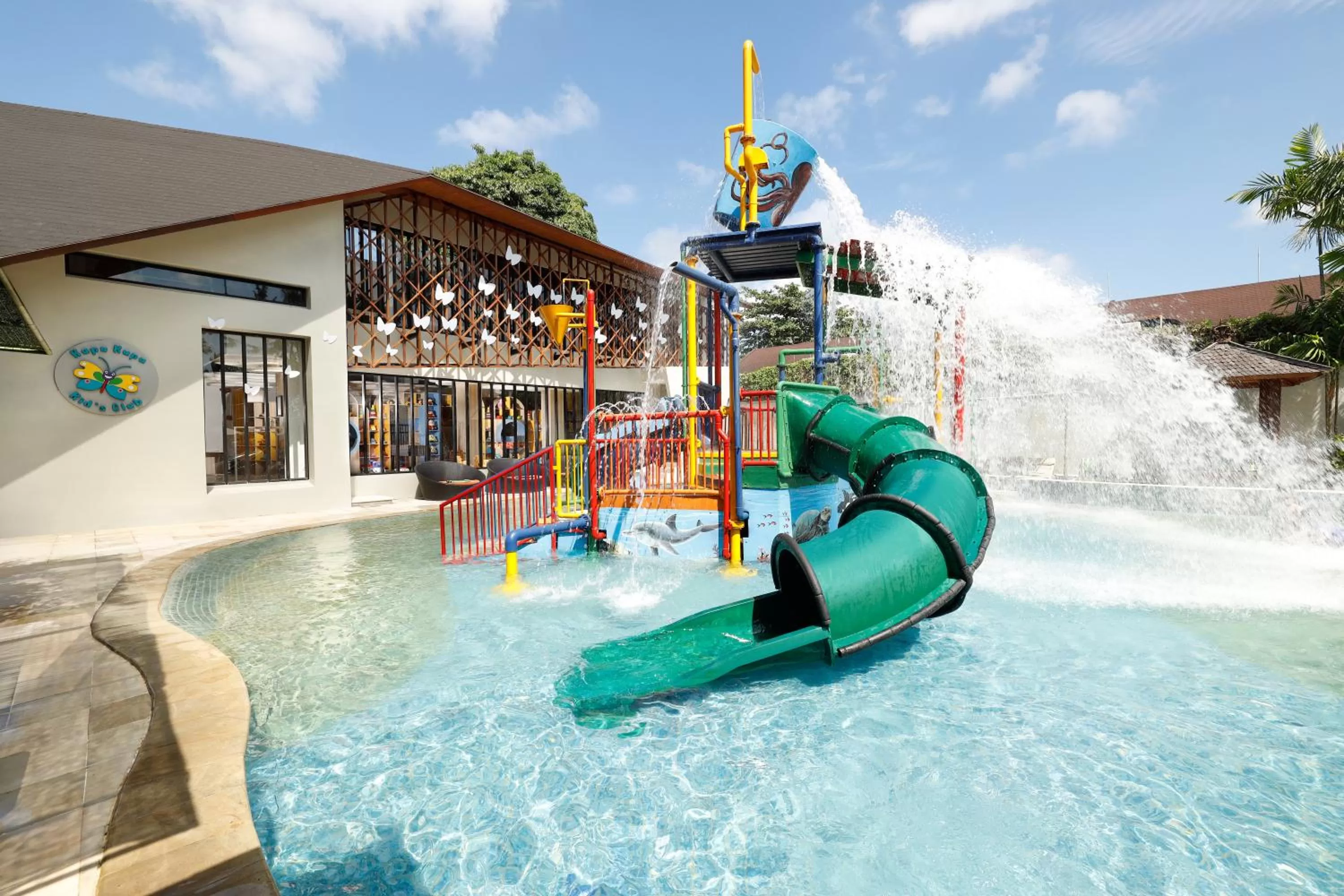 Aqua park in Bali Dynasty Resort