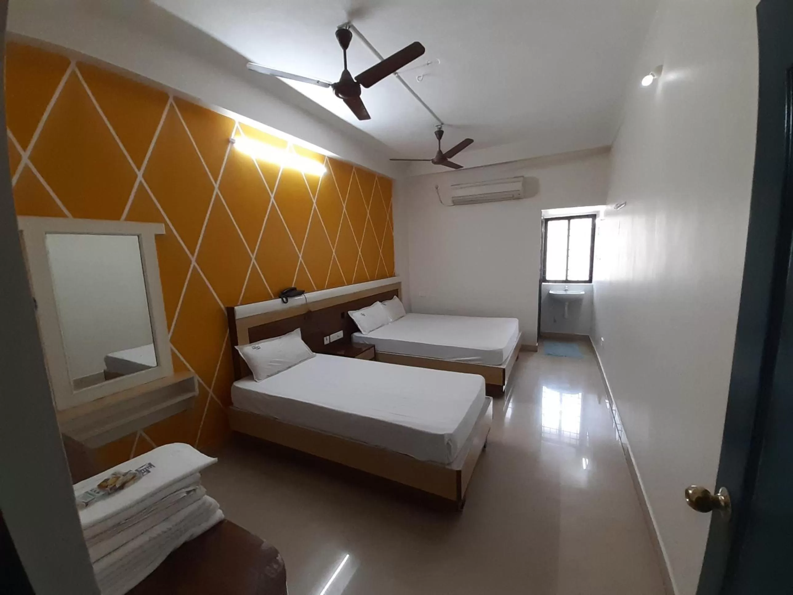 Photo of the whole room, Bed in A.S.K Residency