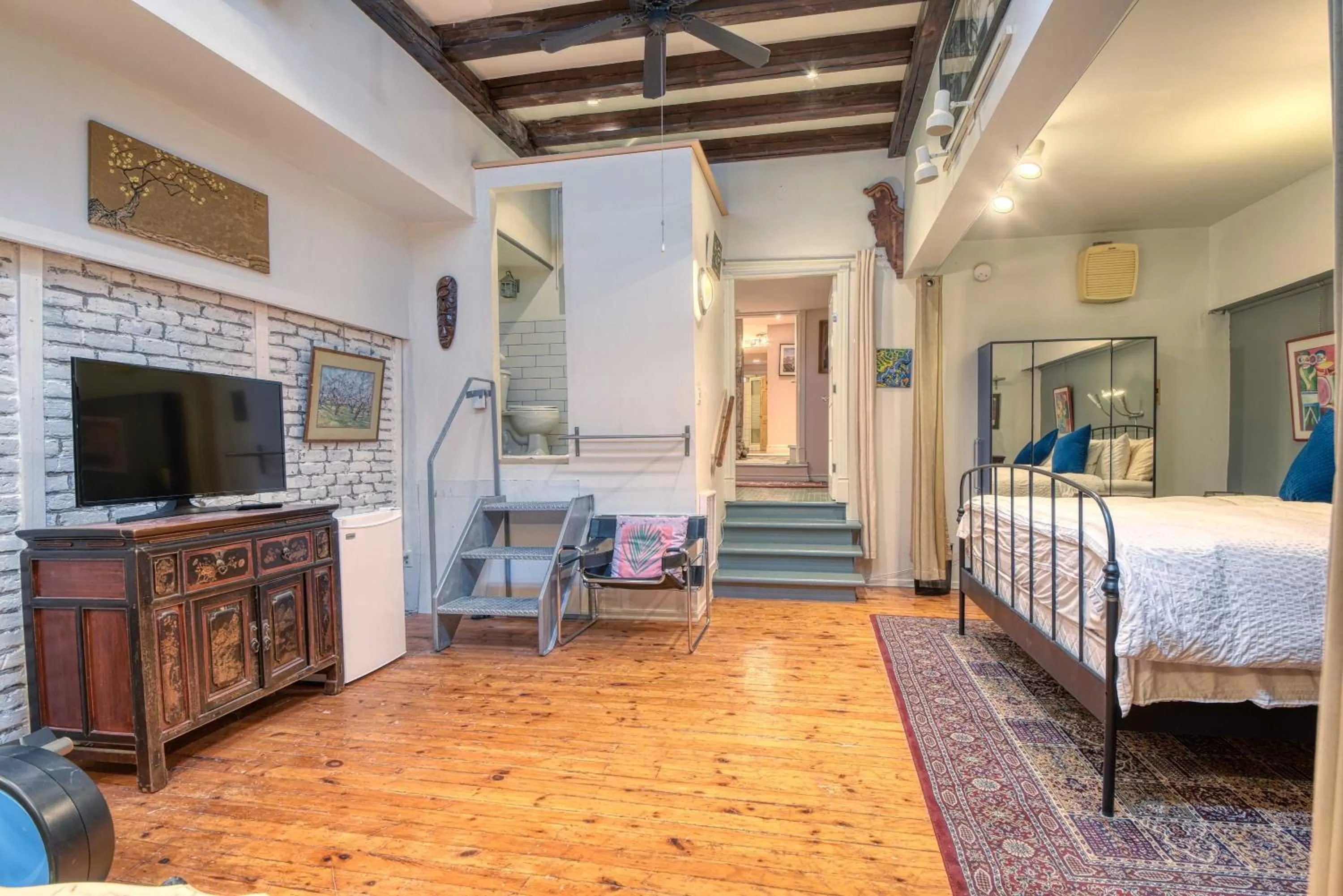 Bed in La Loggia Art B&B