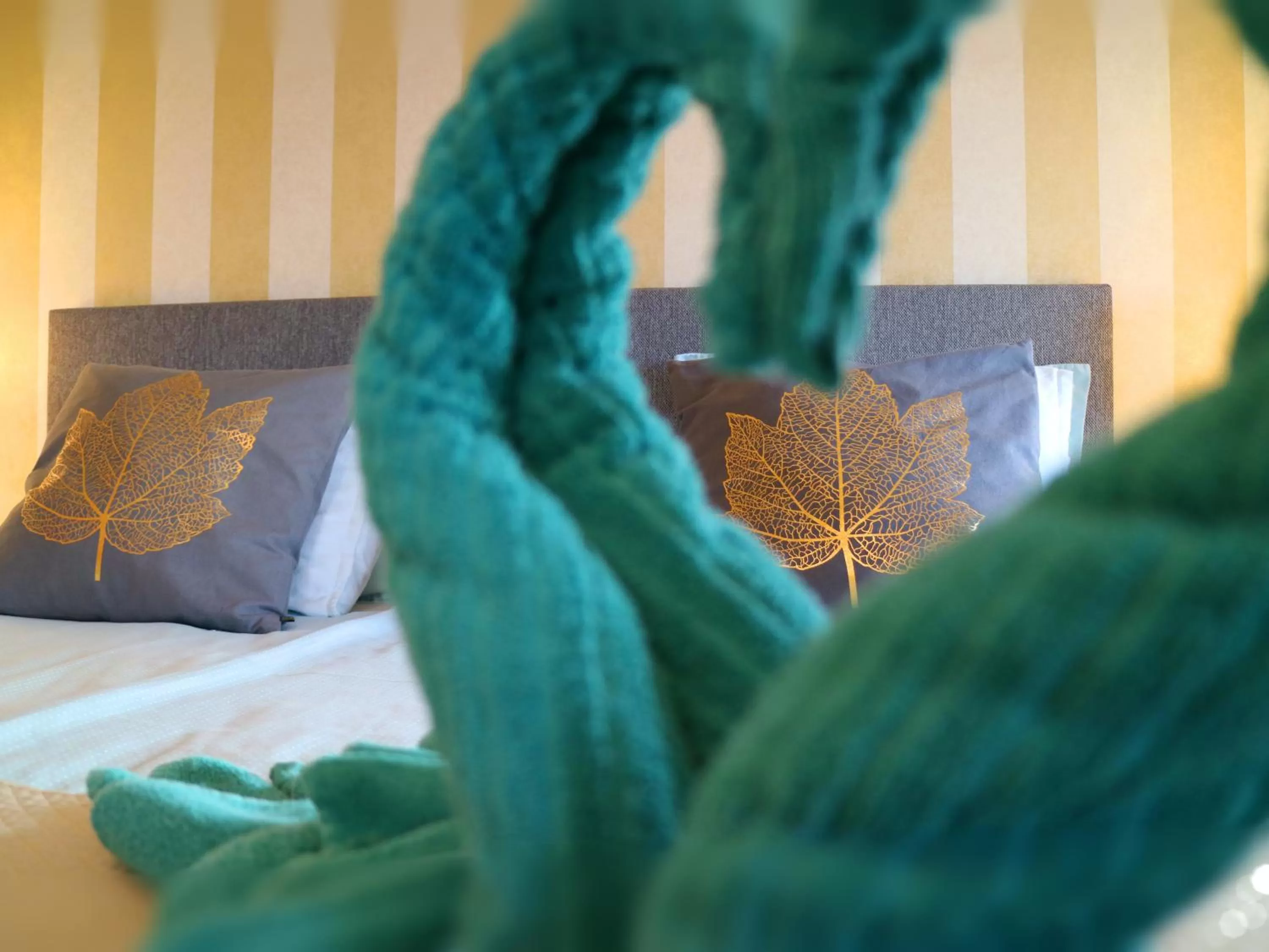 Bed in Vänerport Lakefront Hotell