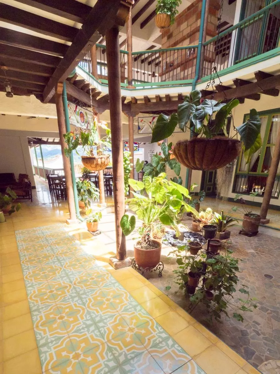 Patio in El Despertar Hotel