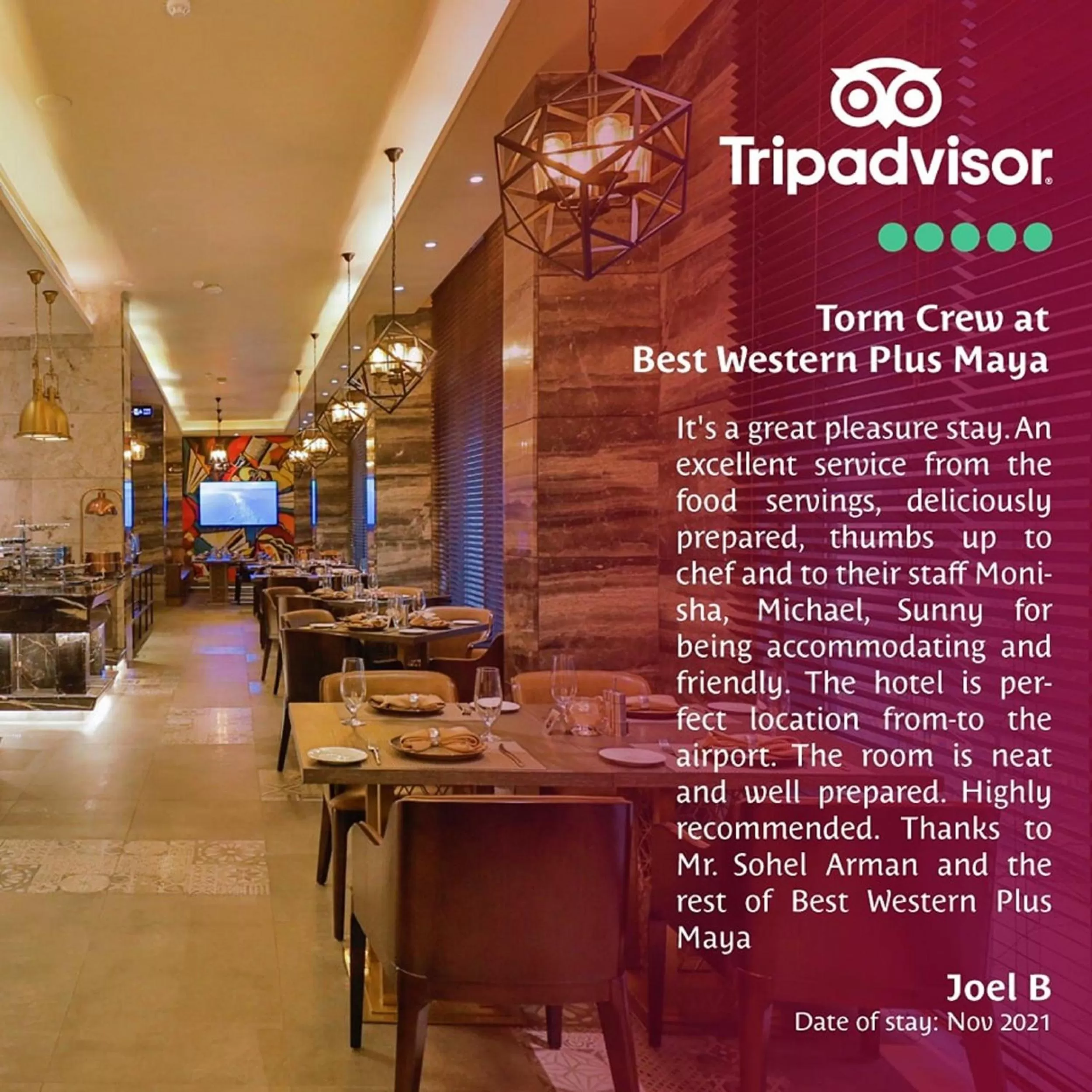 Restaurant/places to eat in Best Western PLUS Runway