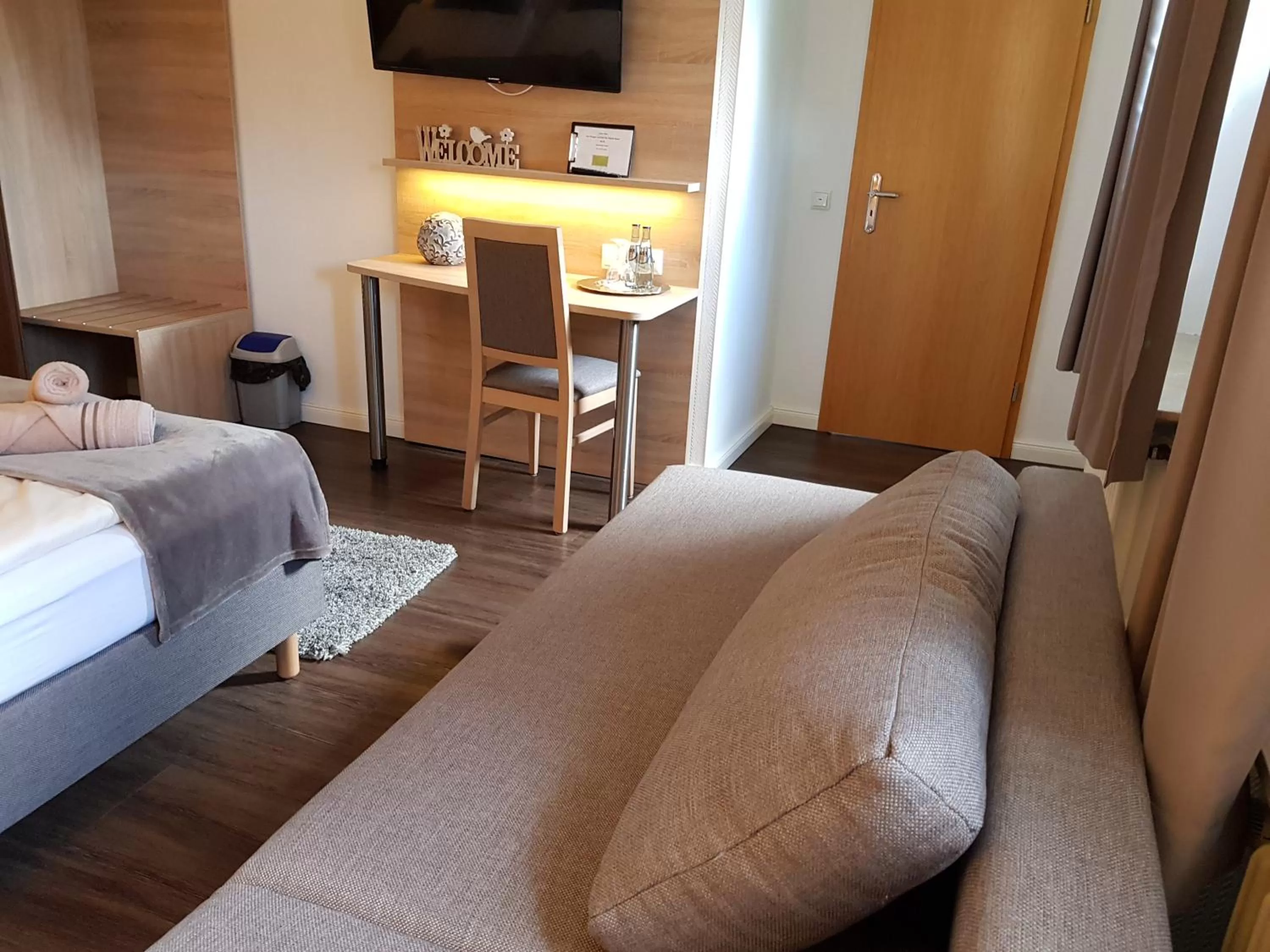 Bed in Hotel Steyerberger Hof