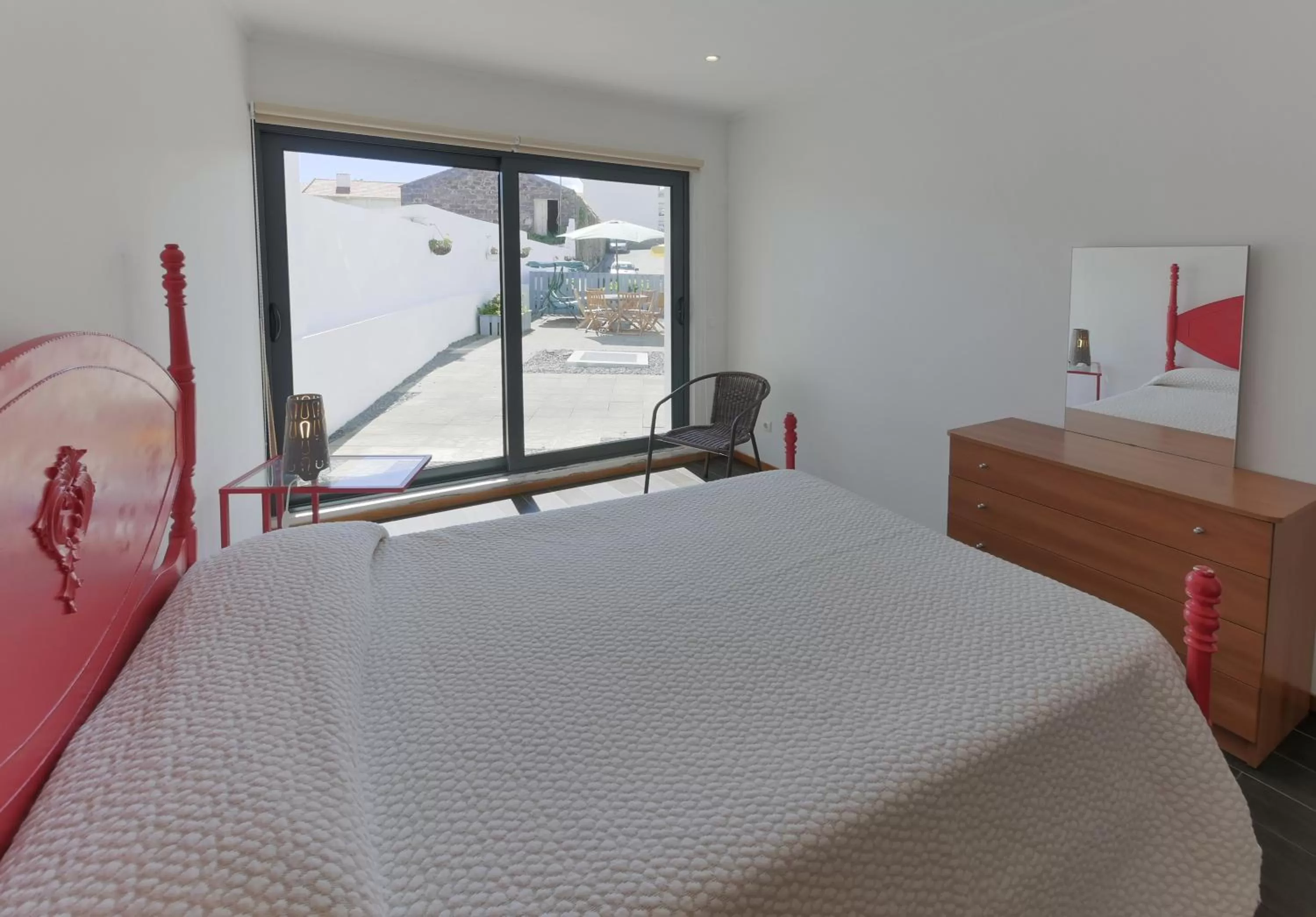 Bed in Faial Marina Apartments 1