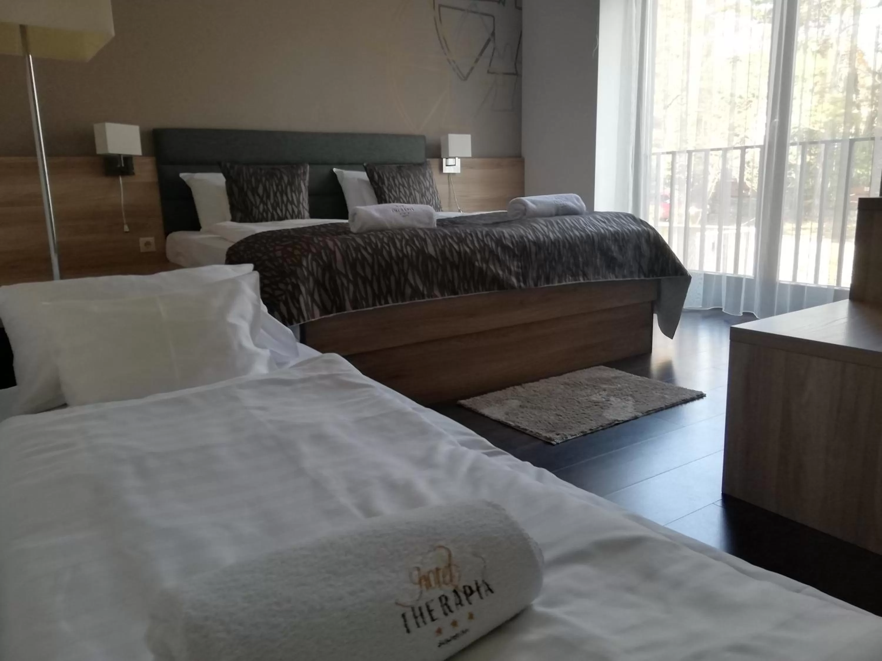 Bed in Hotel Therapia