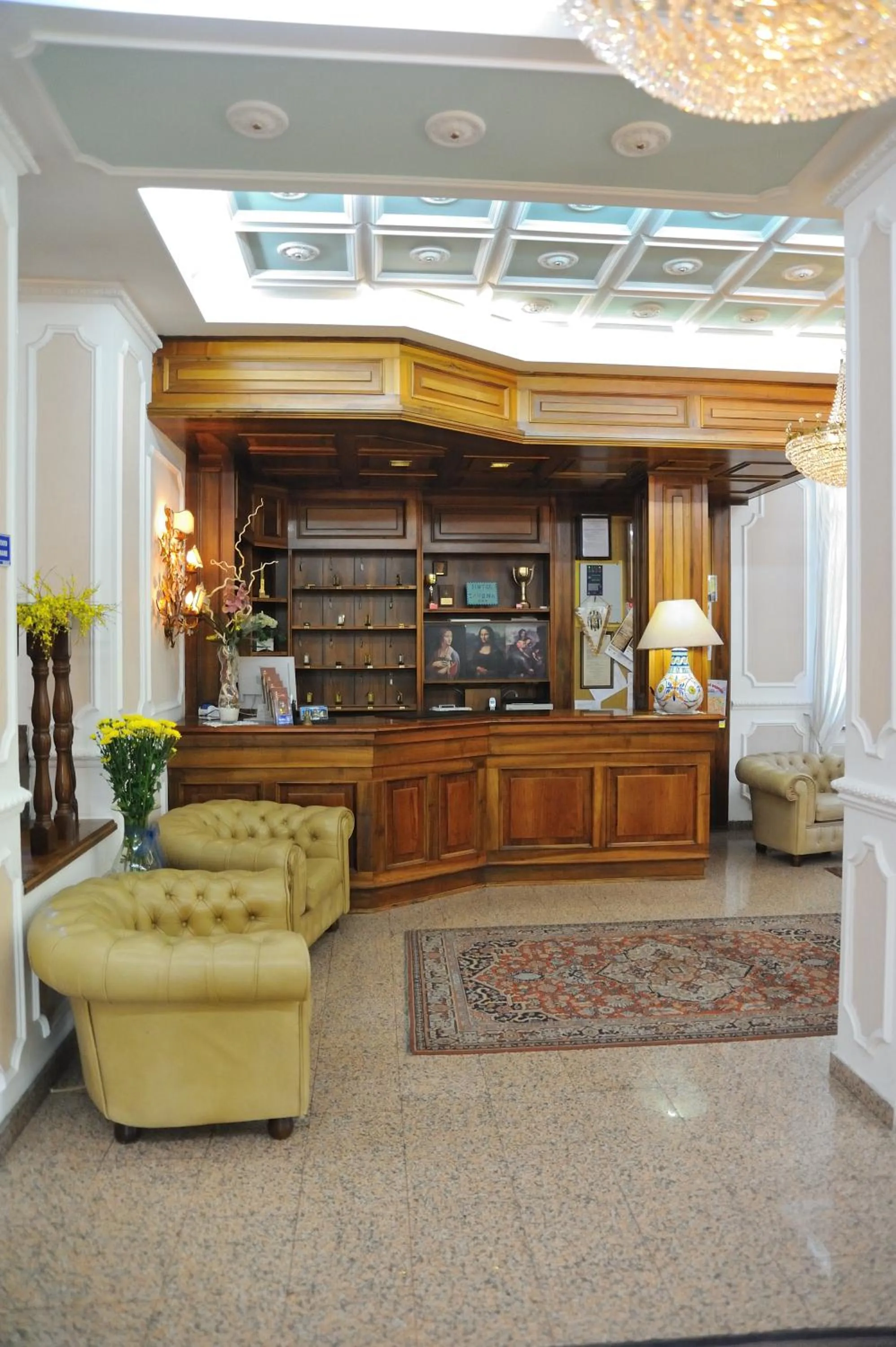 Lobby or reception in Hotel Savona