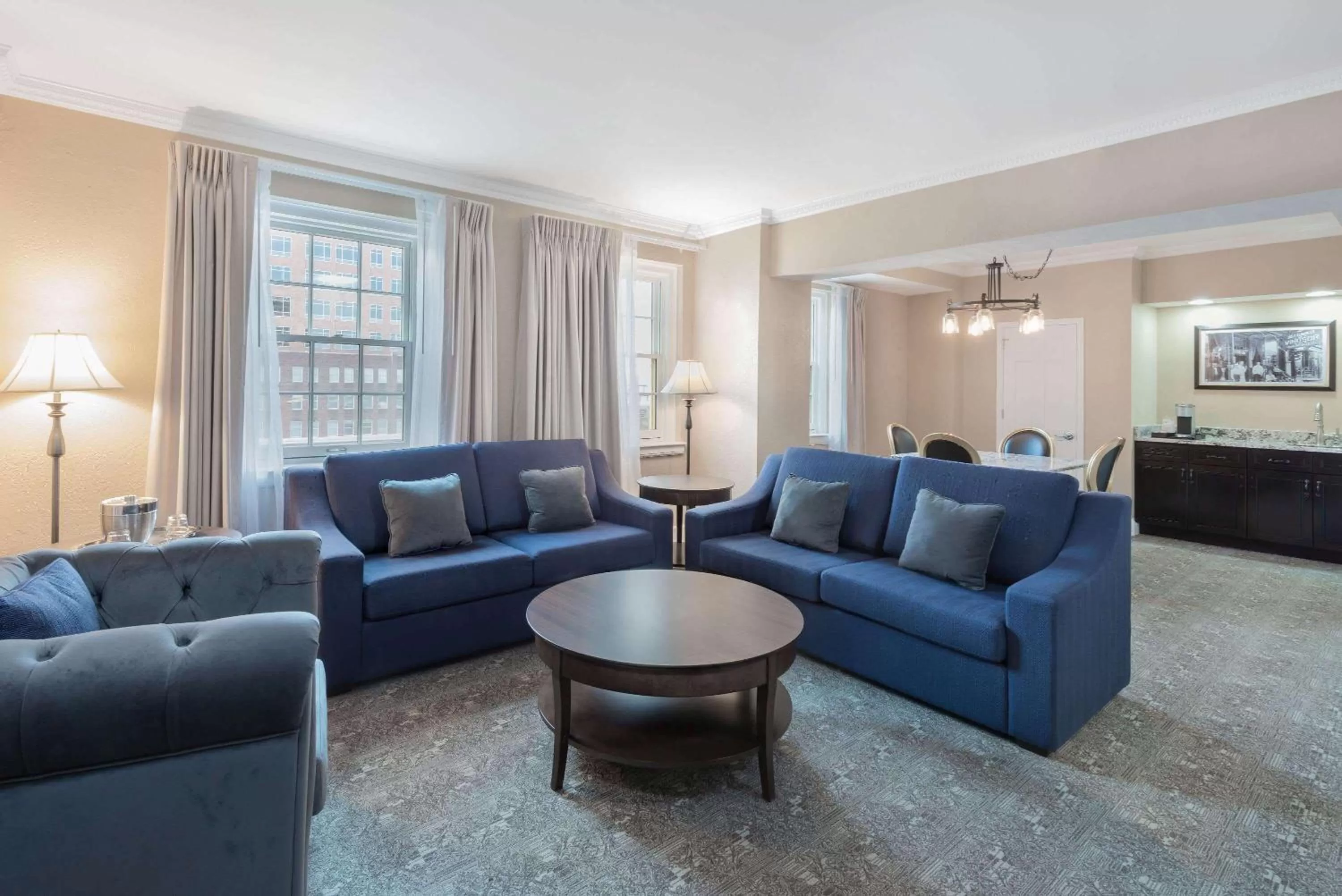 Living room in The Americus Hotel, Trademark Collection by Wyndham