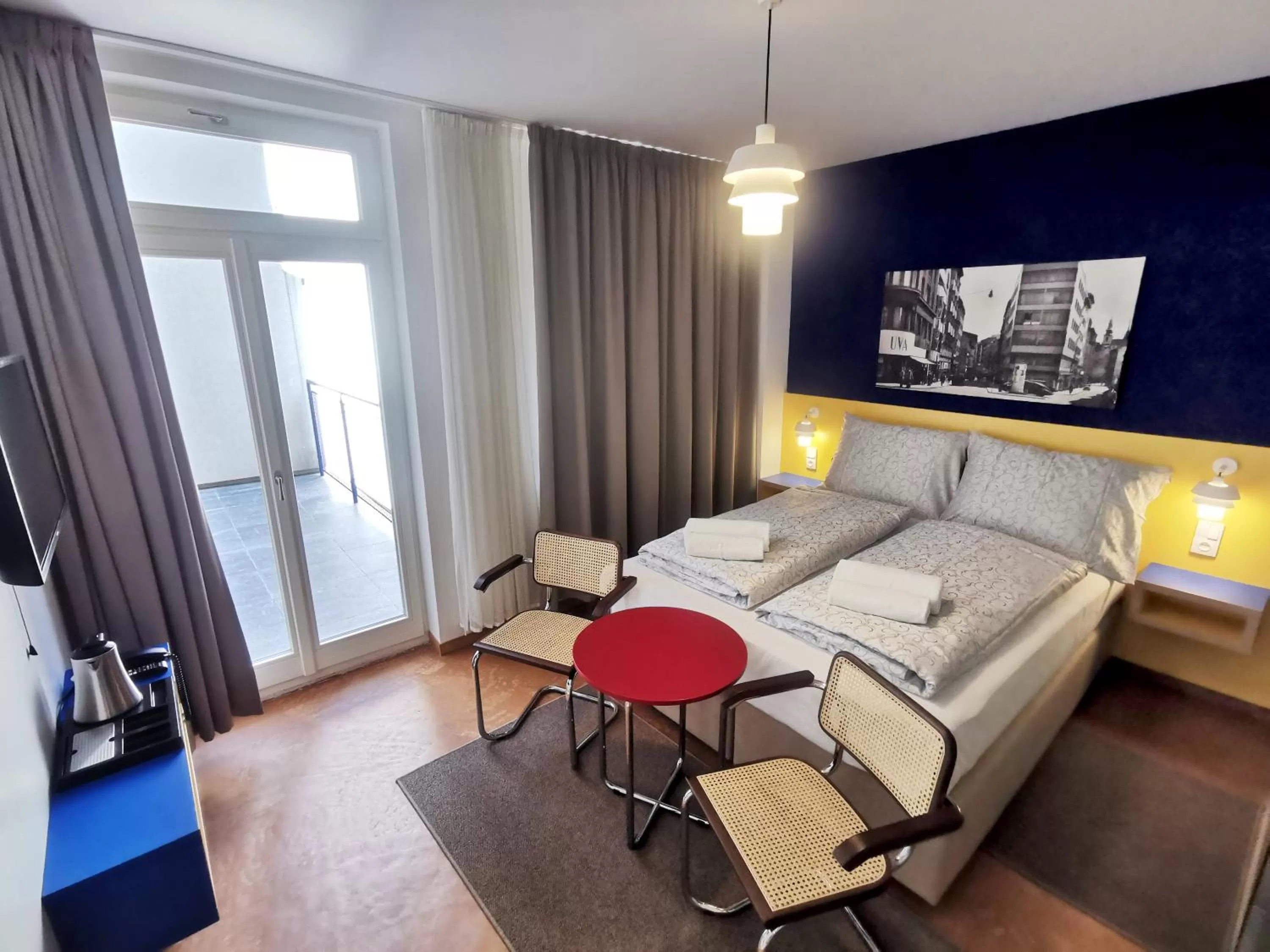 Bed in Hotel Avion - National Cultural Monument - ICONIC HOUSES ORG