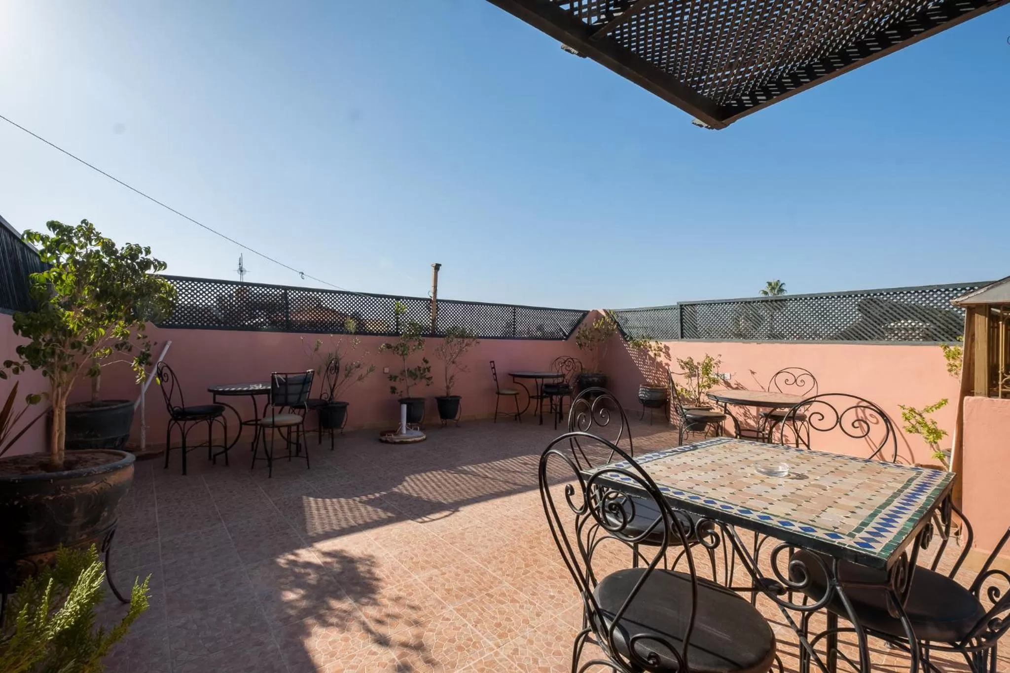 Patio, Restaurant/Places to Eat in Riad Saad