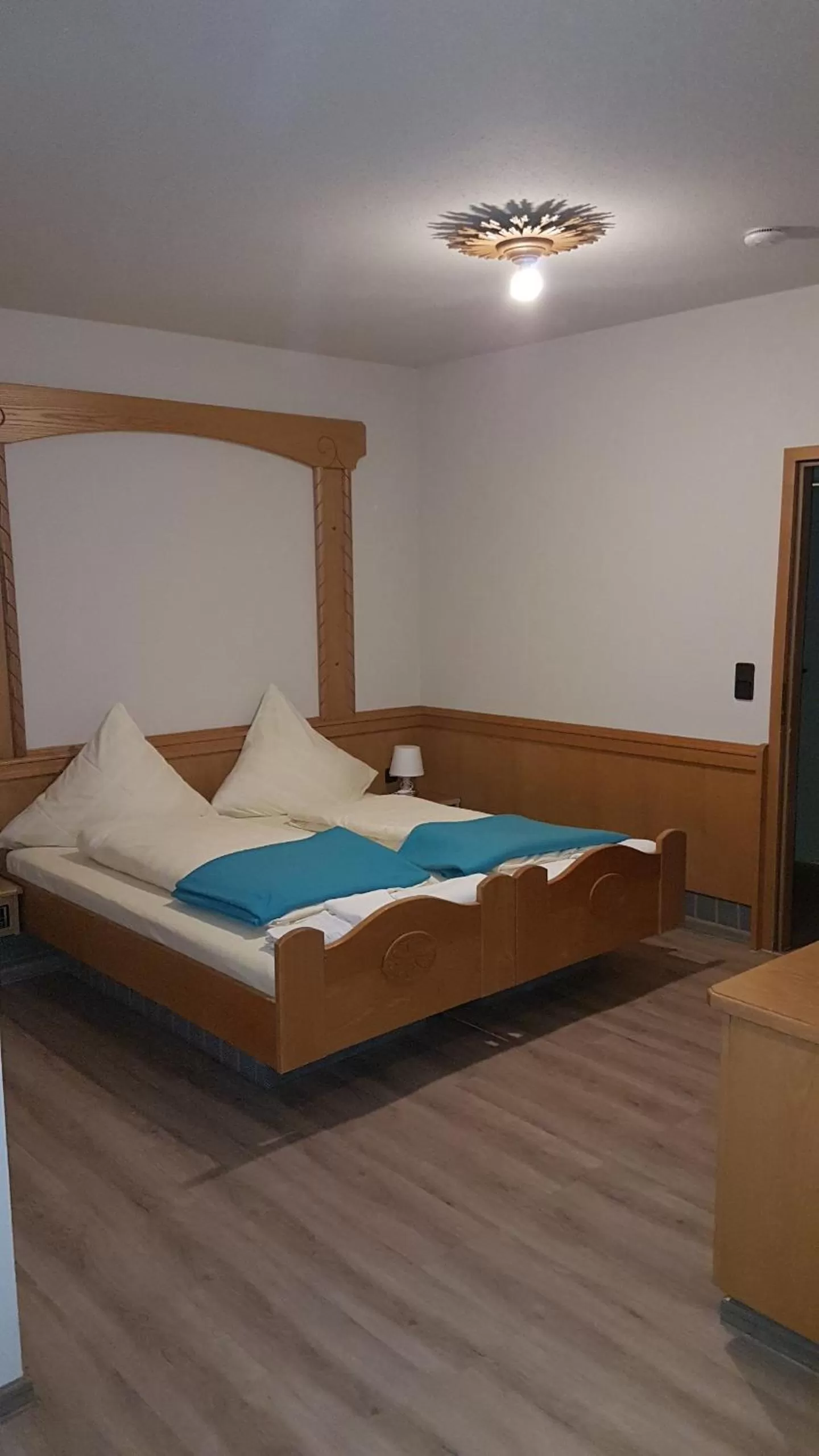 Photo of the whole room, Bed in Hotel Restaurant Paelzer-Buwe