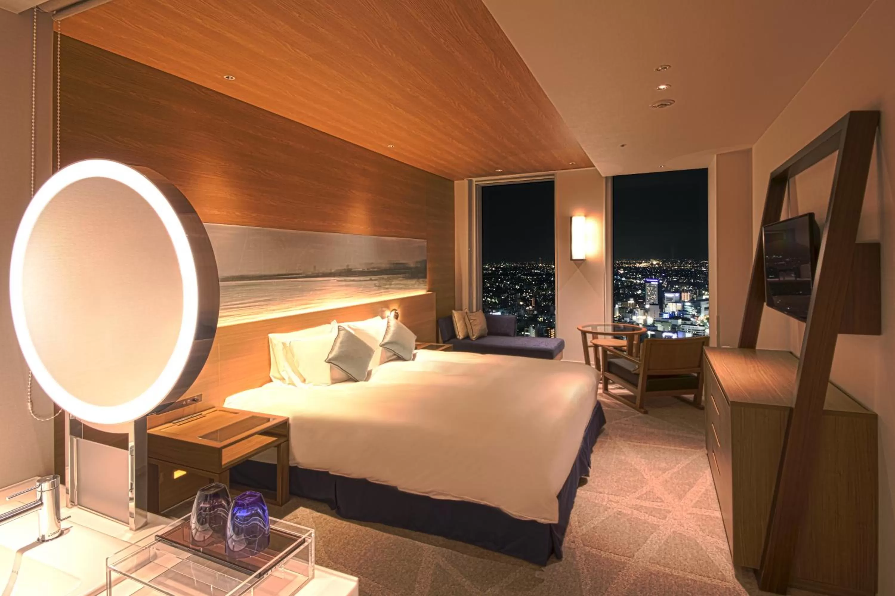 Photo of the whole room, Bed in Nagoya Prince Hotel Sky Tower