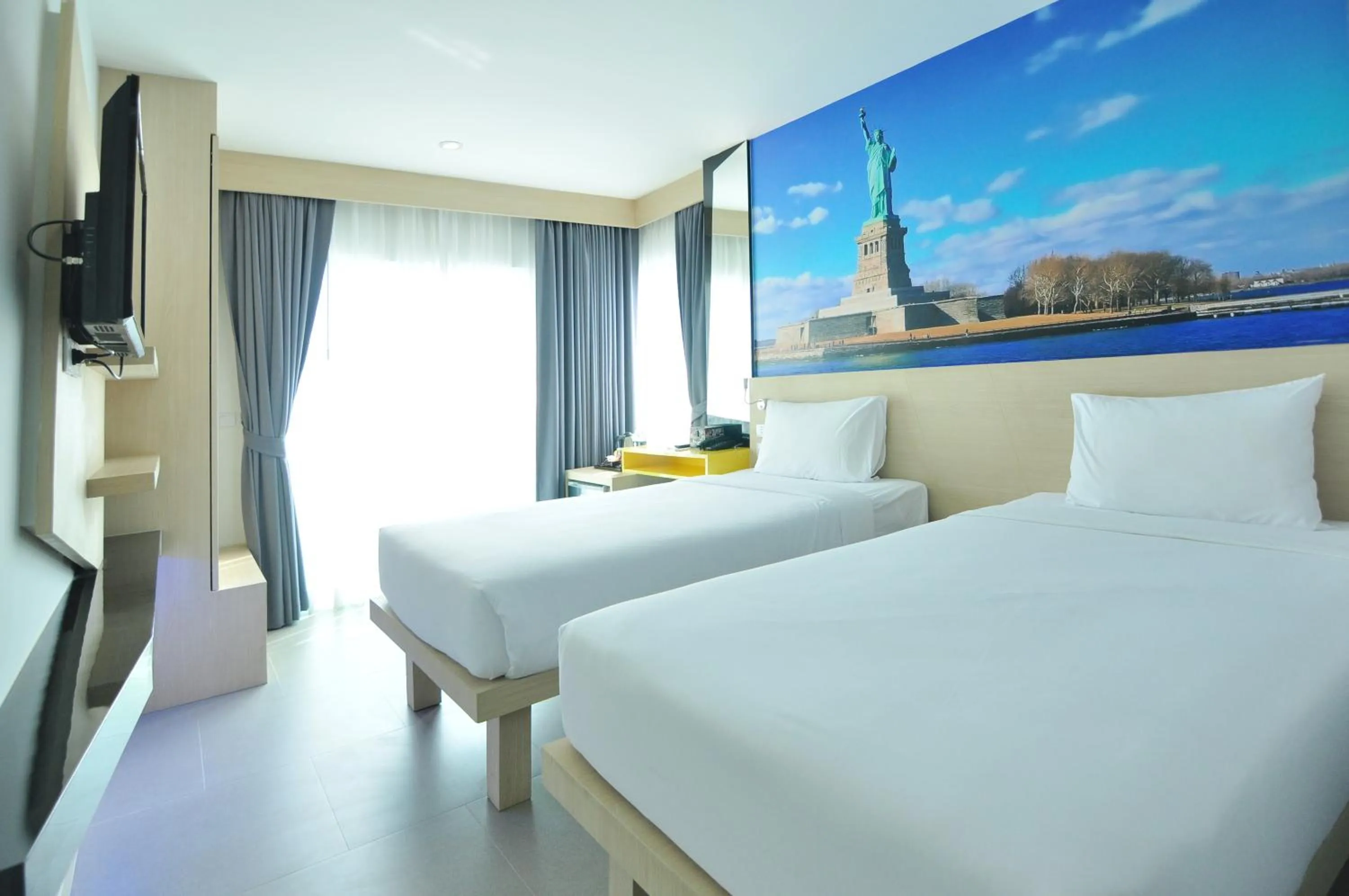 Photo of the whole room, Bed in The AIM Patong Hotel