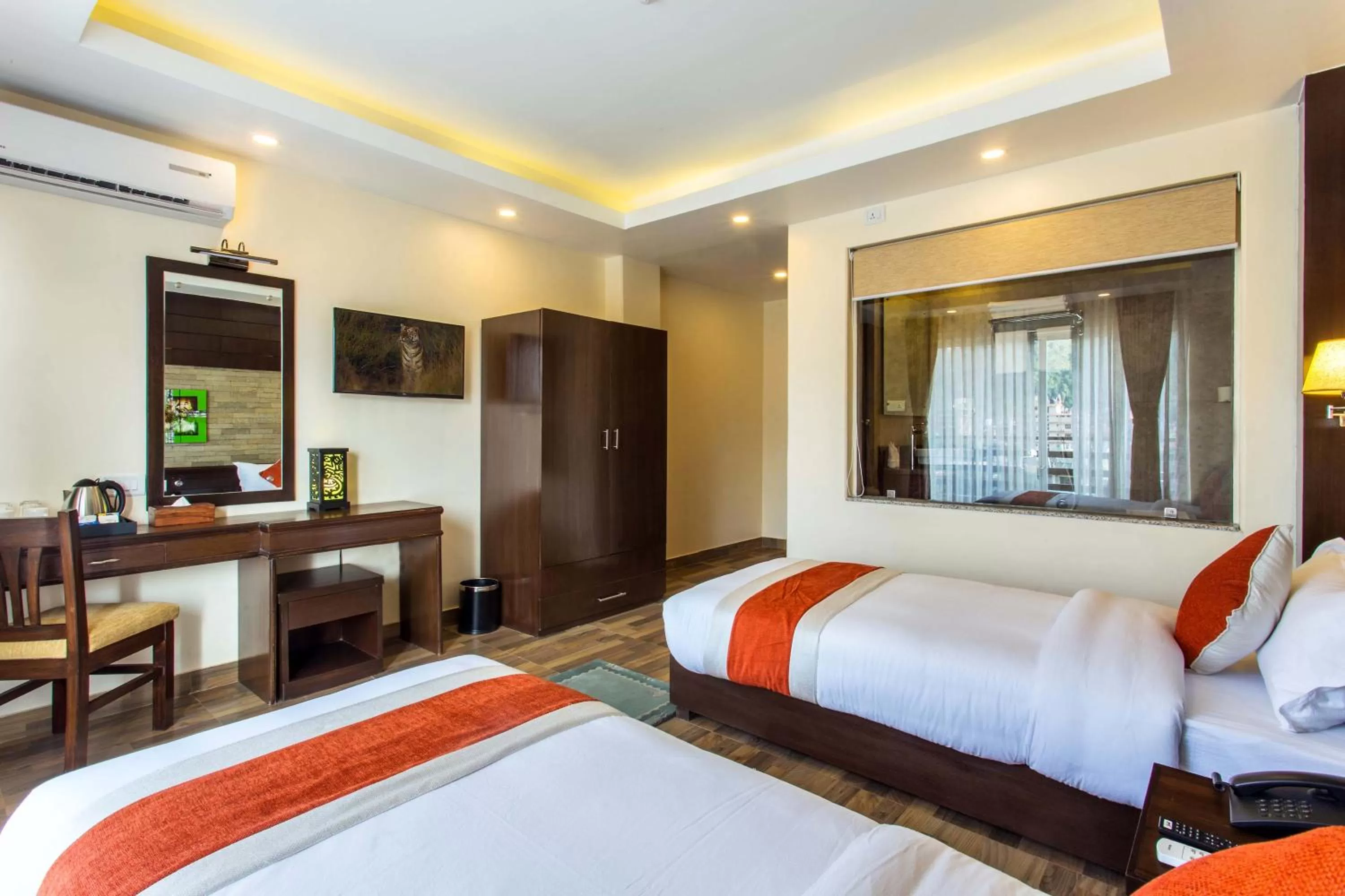 Decorative detail, Bed in Bodhi Suites Boutique Hotel and Spa