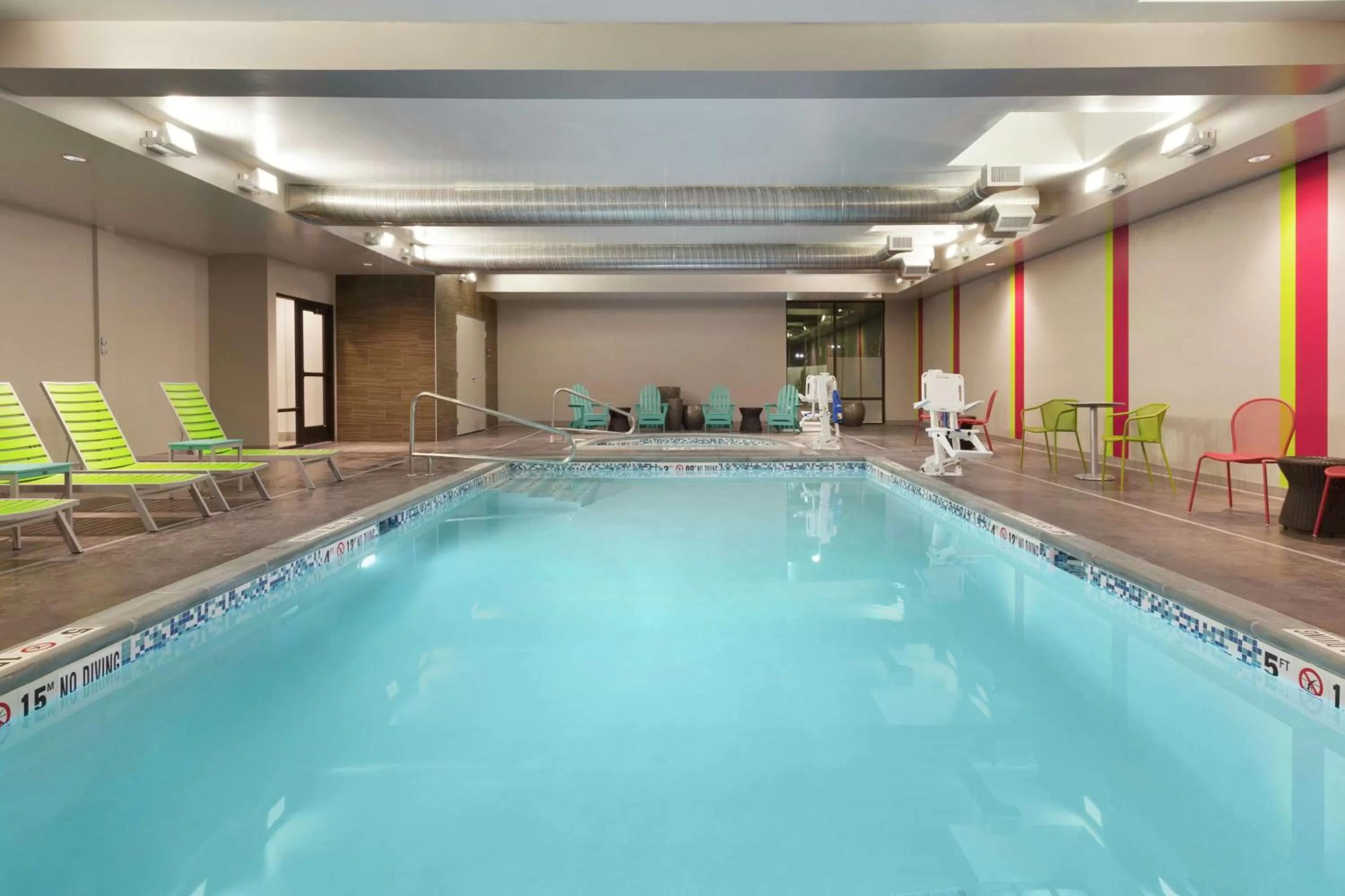 Pool view in Home2 Suites by Hilton Salt Lake City-East