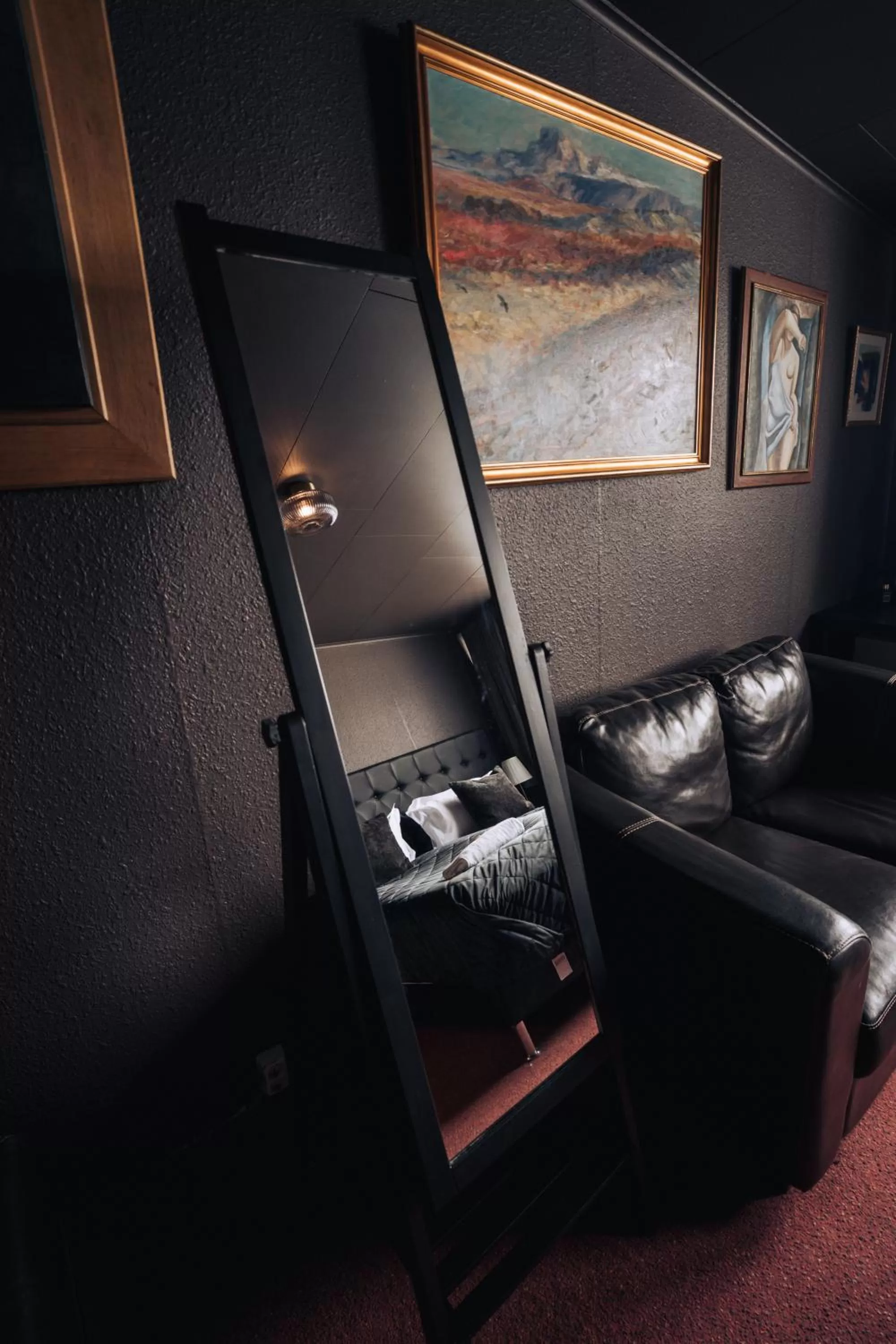 Seating area in Brim Hotel