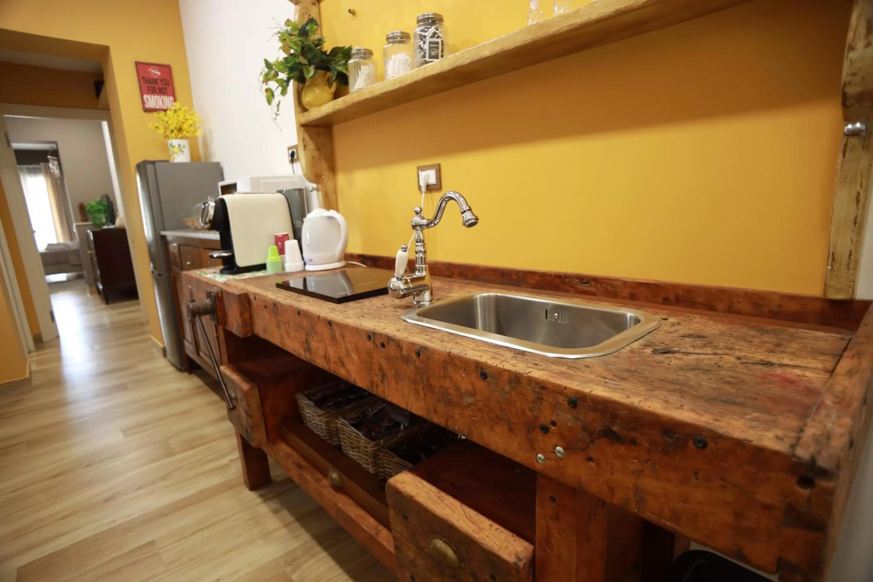 Kitchen or kitchenette in B&B Sant'Agata Patrona