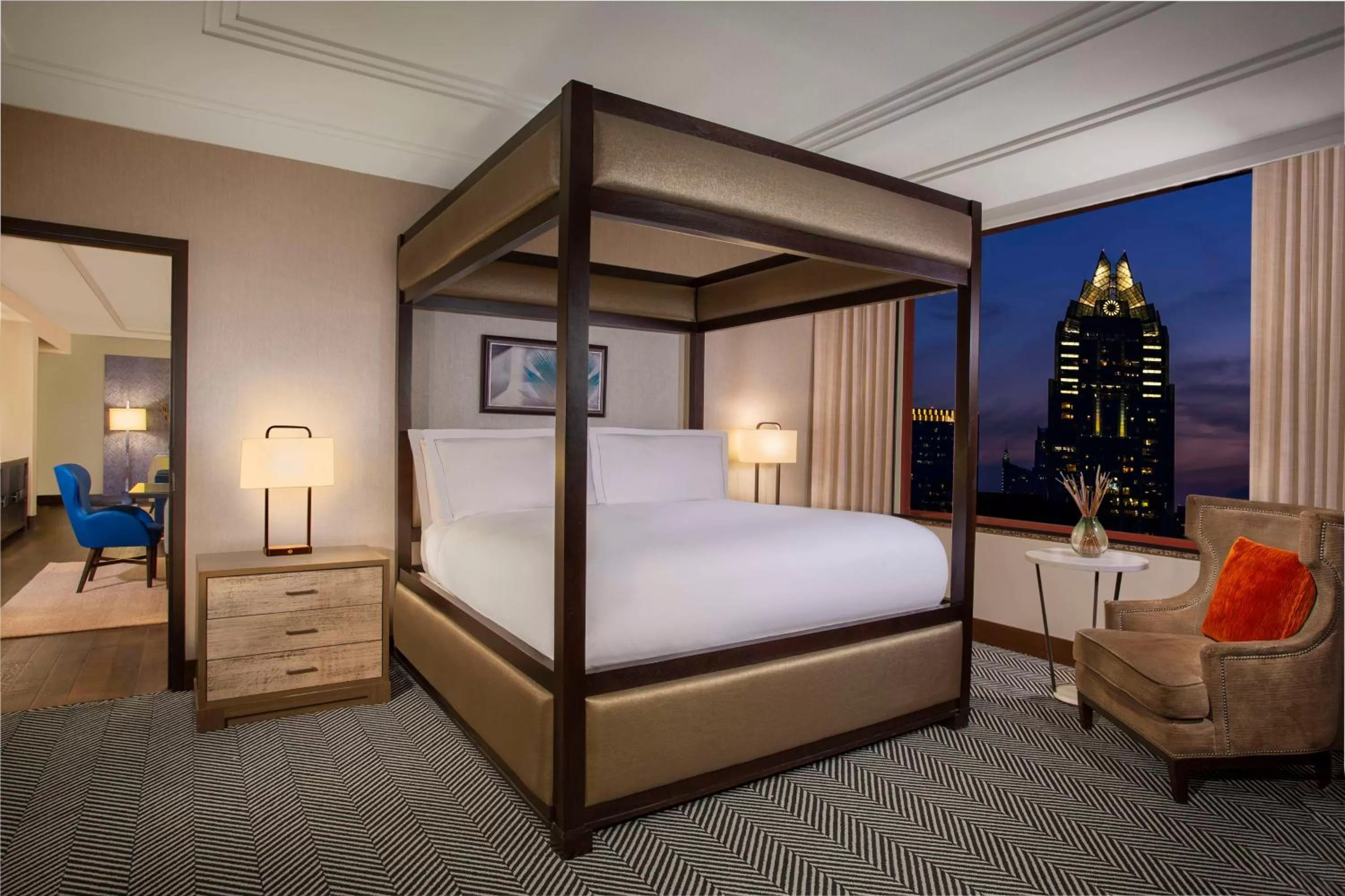 Bed in Hilton Austin