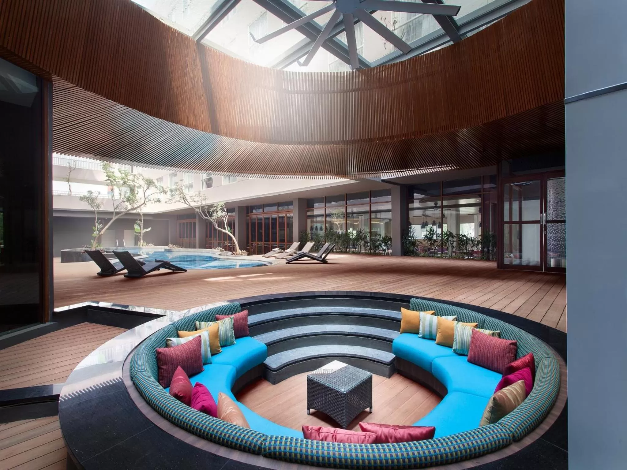 Swimming pool in Ibis Styles Jakarta Airport