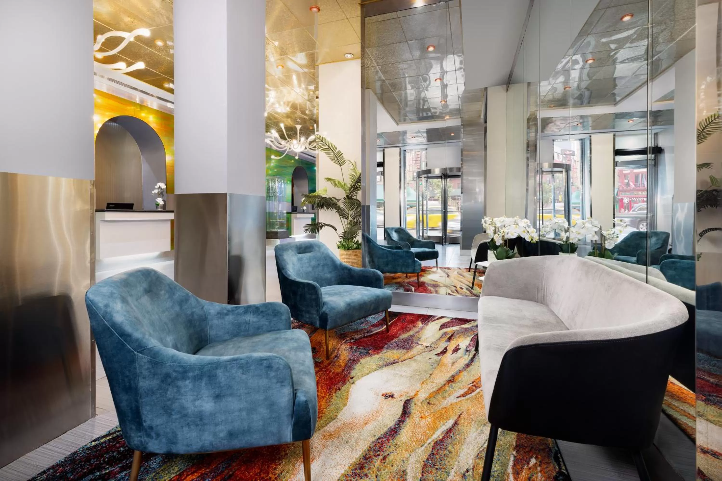 Lobby or reception in OYO Times Square