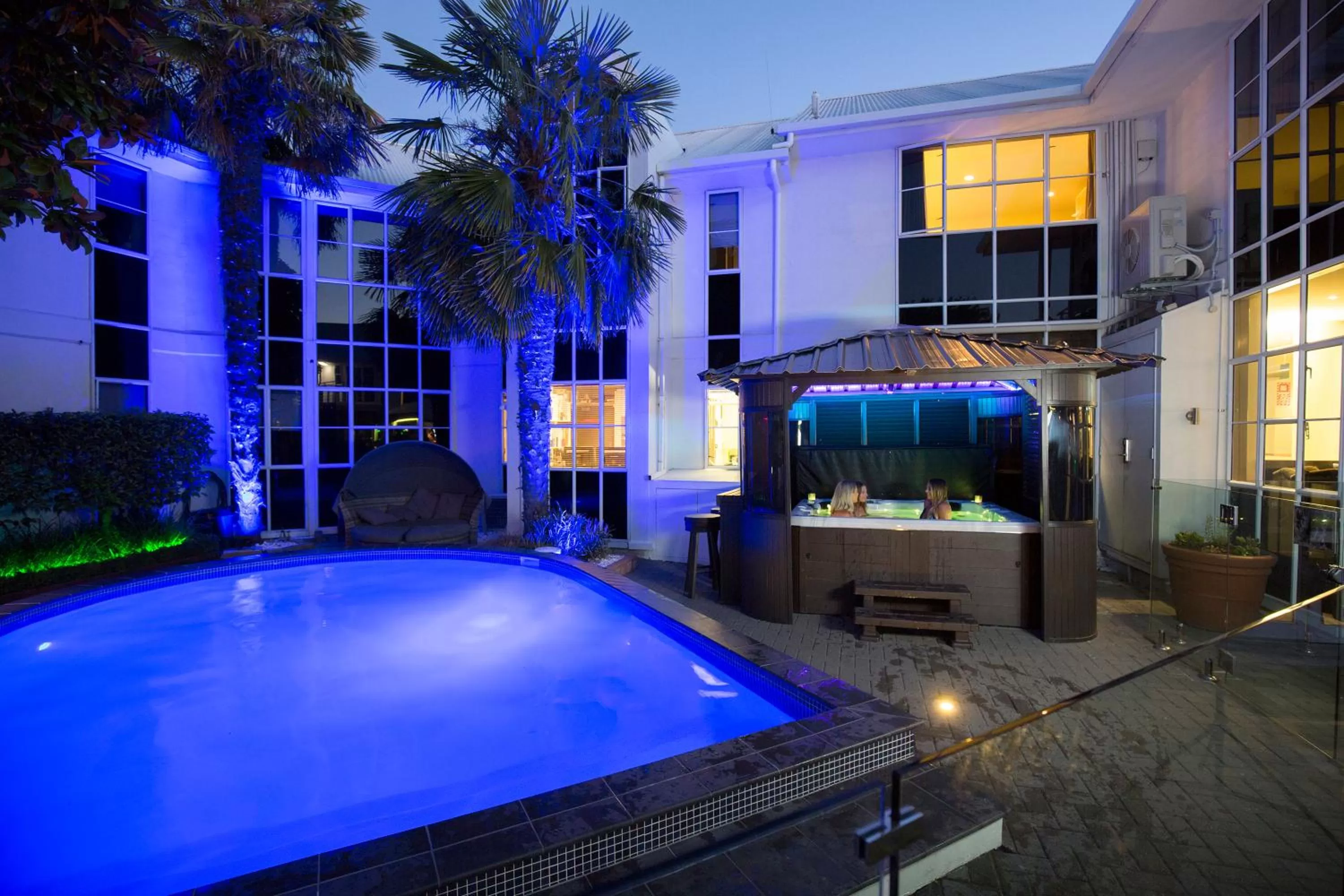 On site in Pavilions Hotel